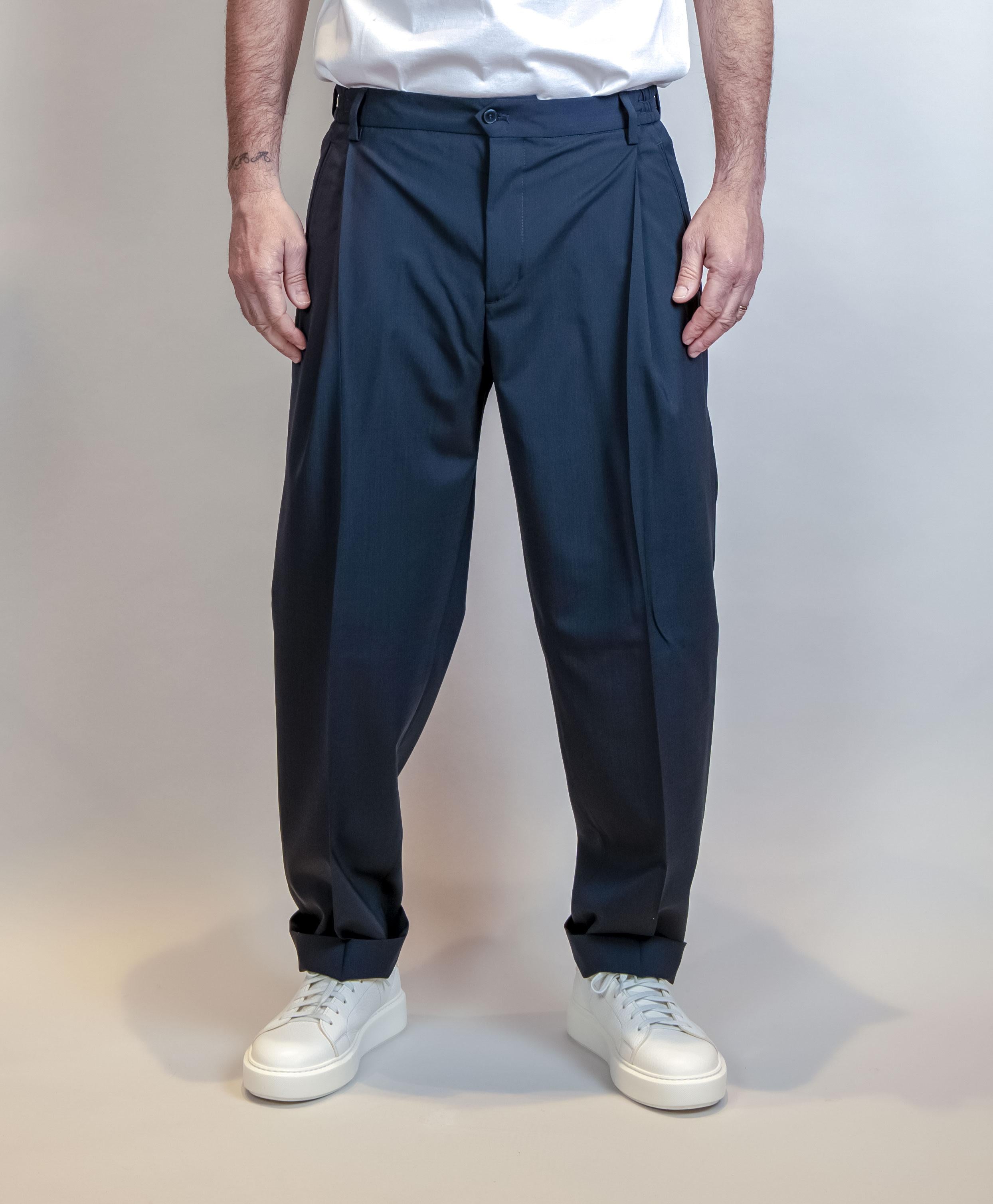 Pantalone BRIGLIA uomo MANHATTANS 30082 Blu MANHATTANS 30082 011 BRIGLIA 