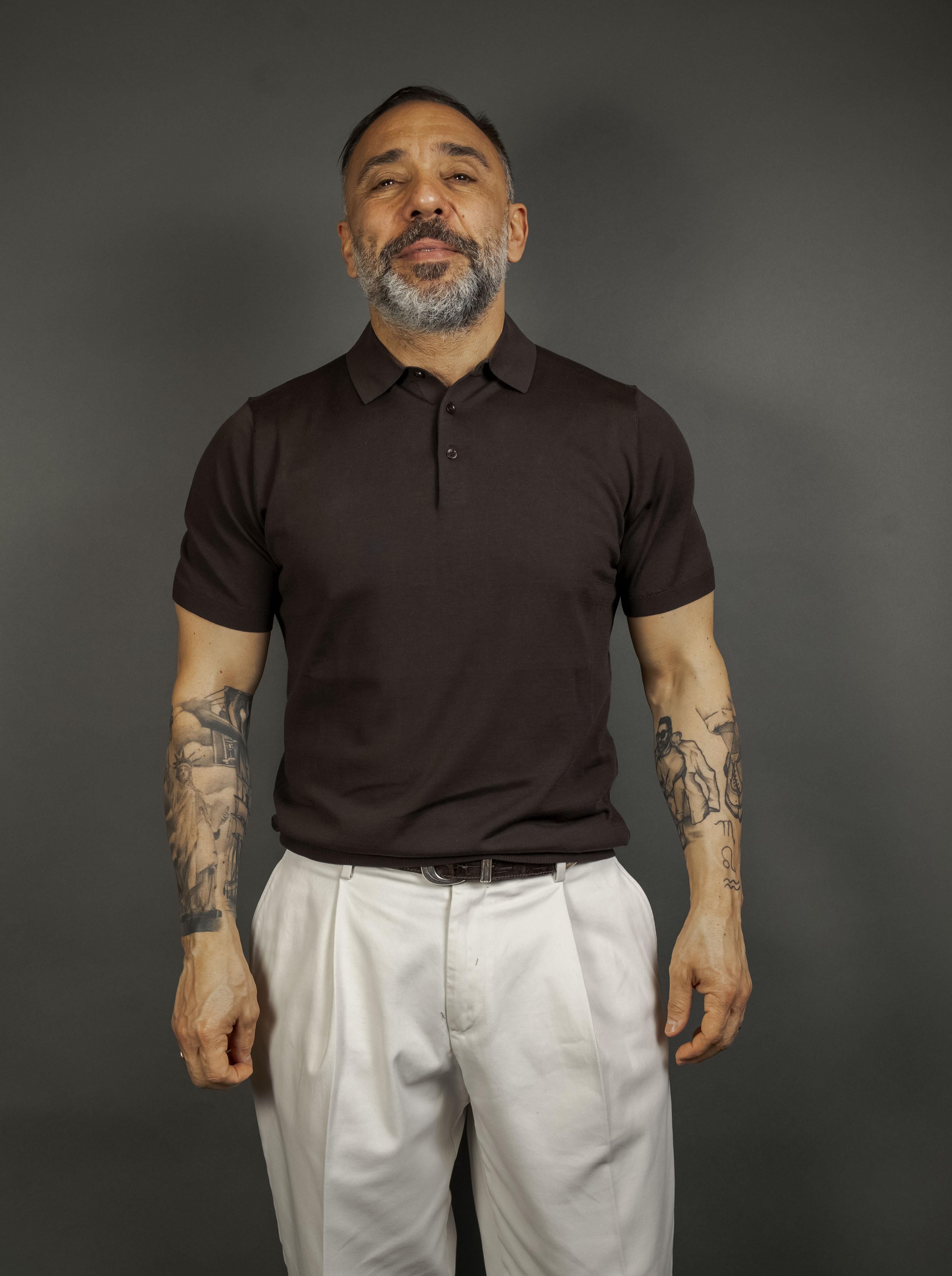 Polo Kangra uomo 1004 26 ebano 1004 26 0170 EBANO KANGRA 