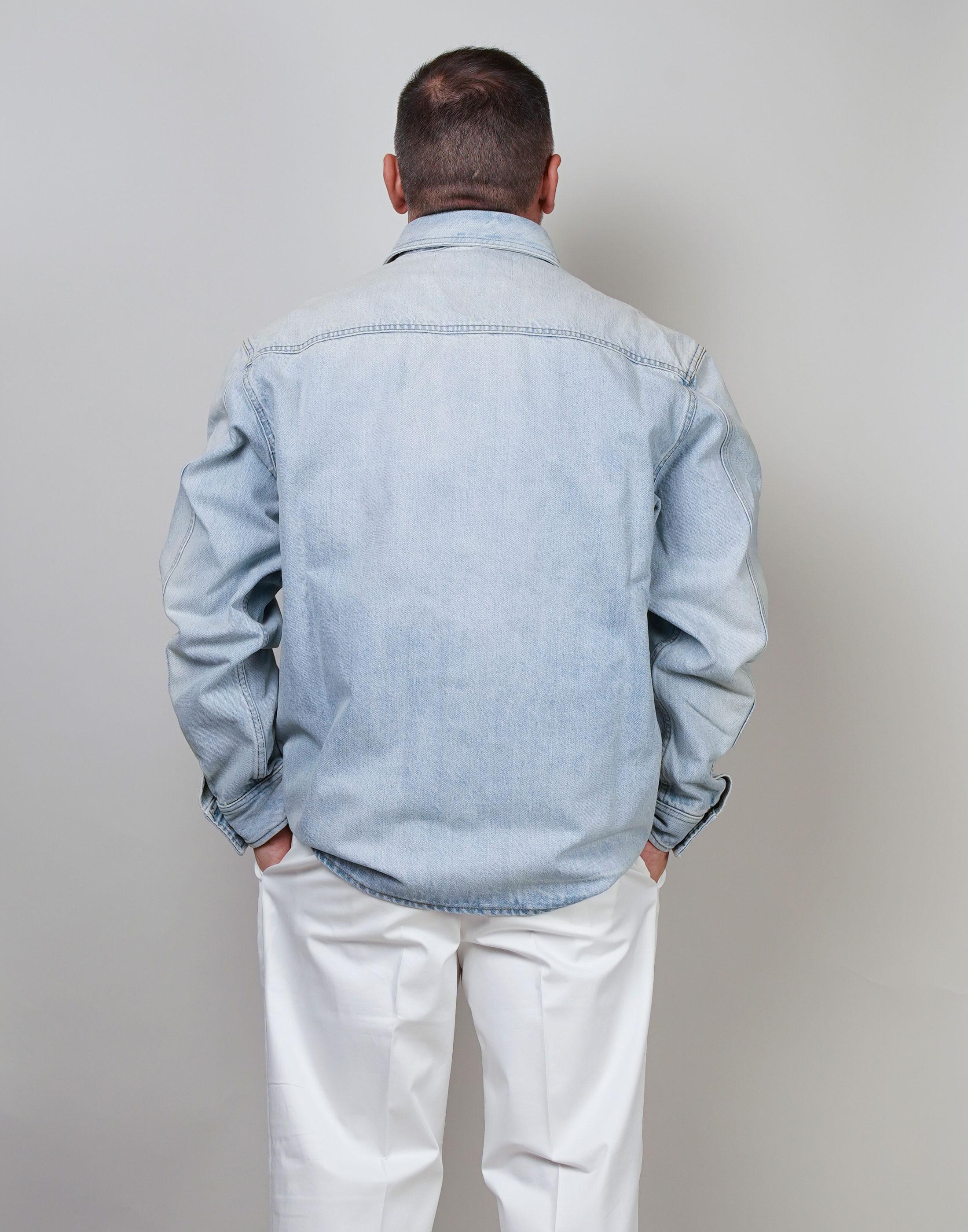 Overshirt Don the fuller uomo Kumiko blu chiaro GIACCA KUMIKO LORB M256018 DON THE FULLER 