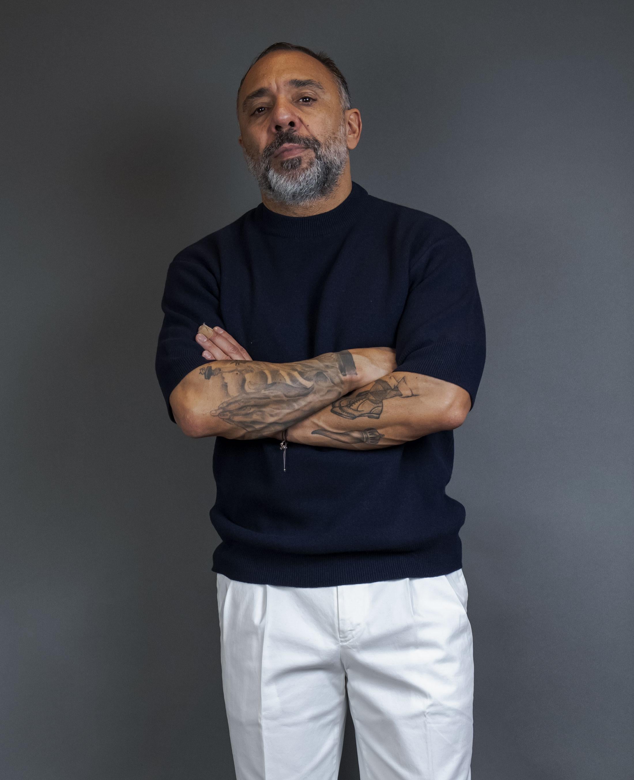 Maglione DANIELE FIESOLI uomo 1103 Blu 1103 23 BLU DANIELE FIESOLI 