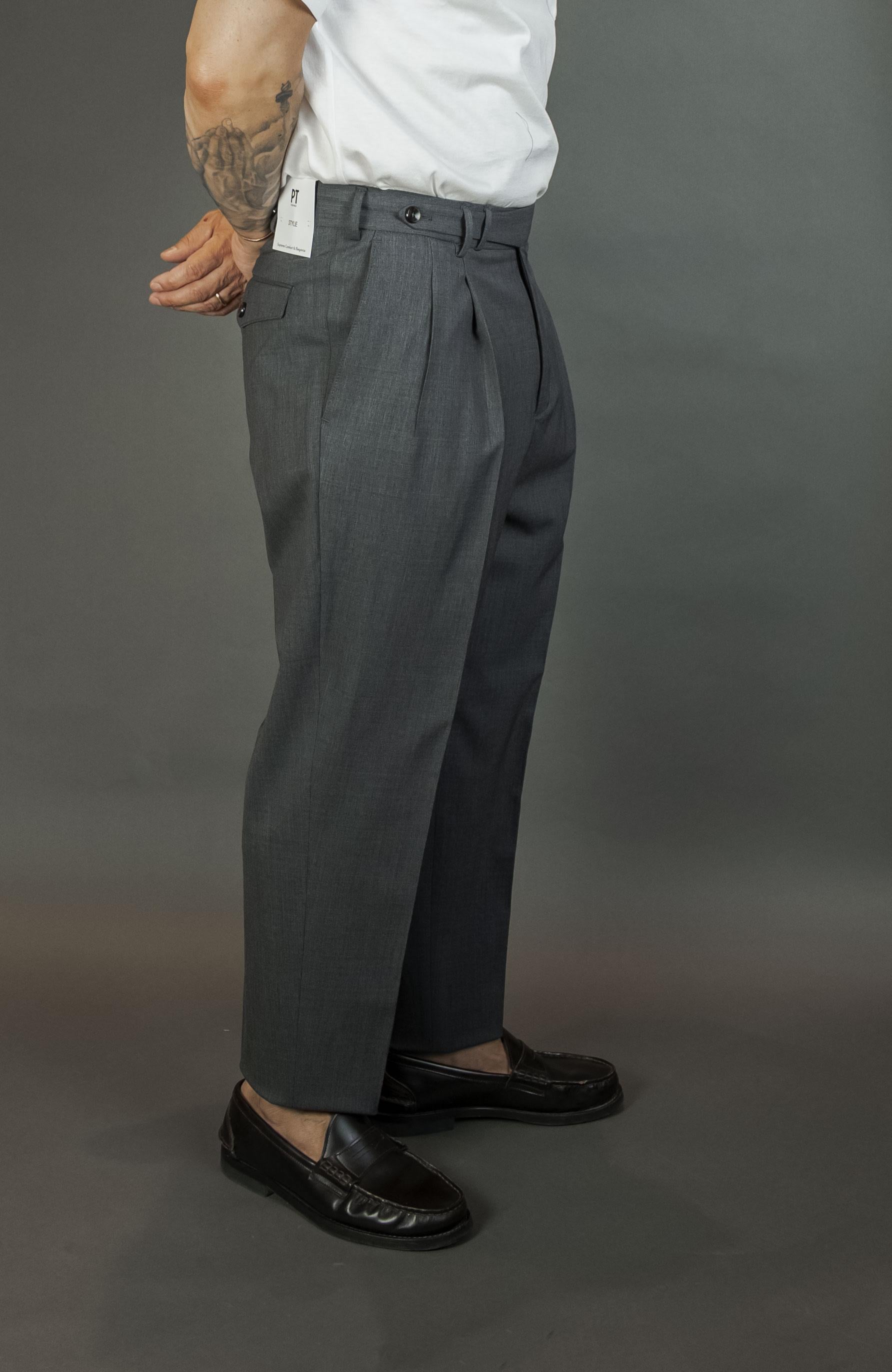 Pantalone PT Torino uomo ZFCLZB0CL1 TO03 grigio ZFCLZB0CL1 TO03 0230 GRIGIO PT TORINO 