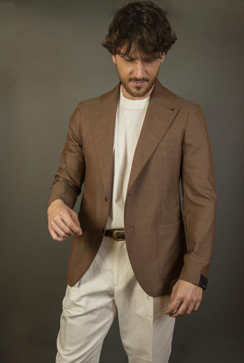 Giacca Tagliatore uomo GPL22K PE070120 cognac G-PL22K PE070120 25E224 K3061 COGNAC TAGLIATORE 