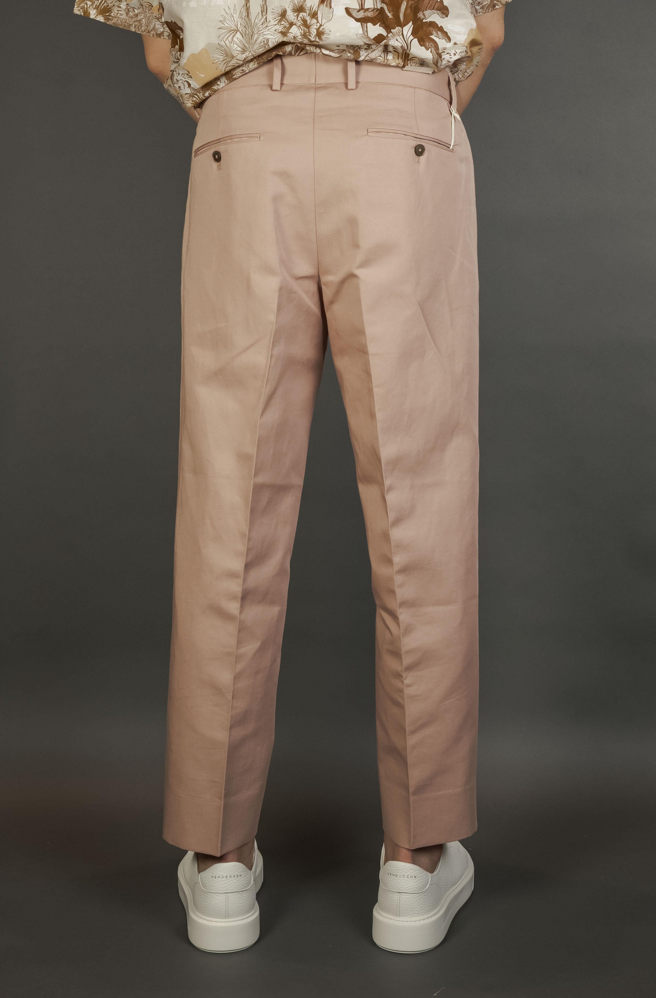 Pantalone Briglia uomo MANHATTANS rosa MANHATTANS 325050 069 ROSA CIPRIA BRIGLIA 
