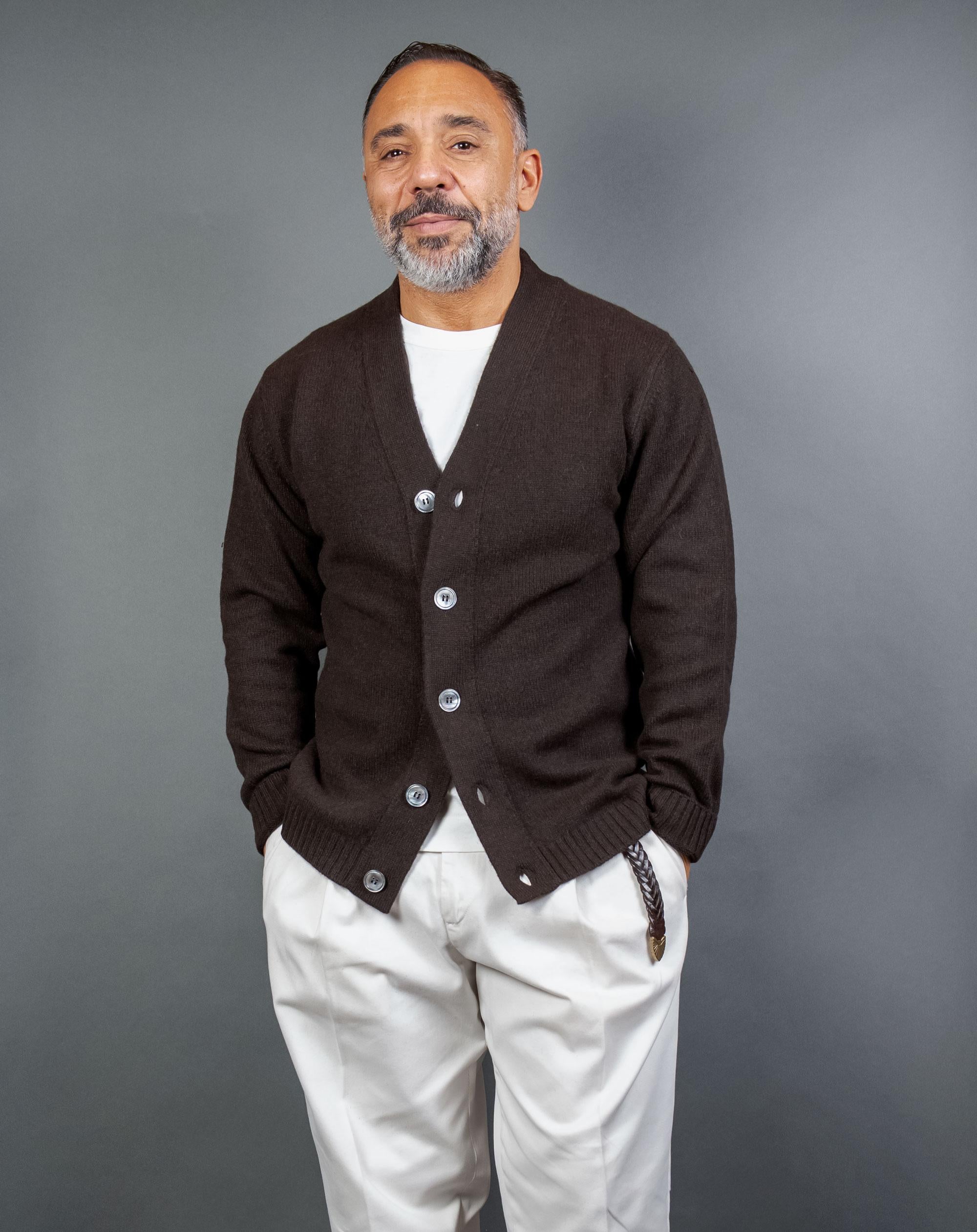 Cardigan DANIELE FIESOLI uomo 3017 Moro 3017 033 MORO DANIELE FIESOLI 