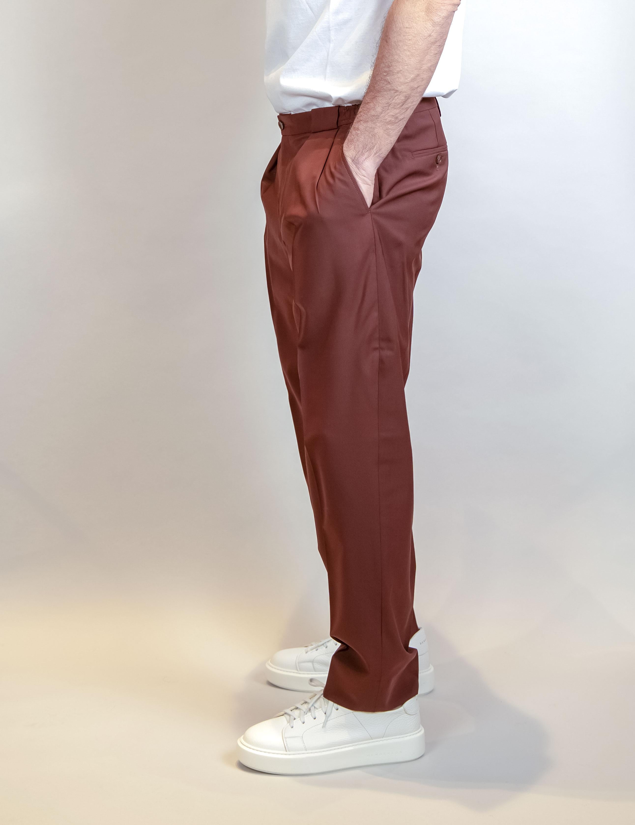 Pantalone BRIGLIA uomo PORTOBELLOS Marrone PORTOBELLOS 300082 0183 BRIGLIA 