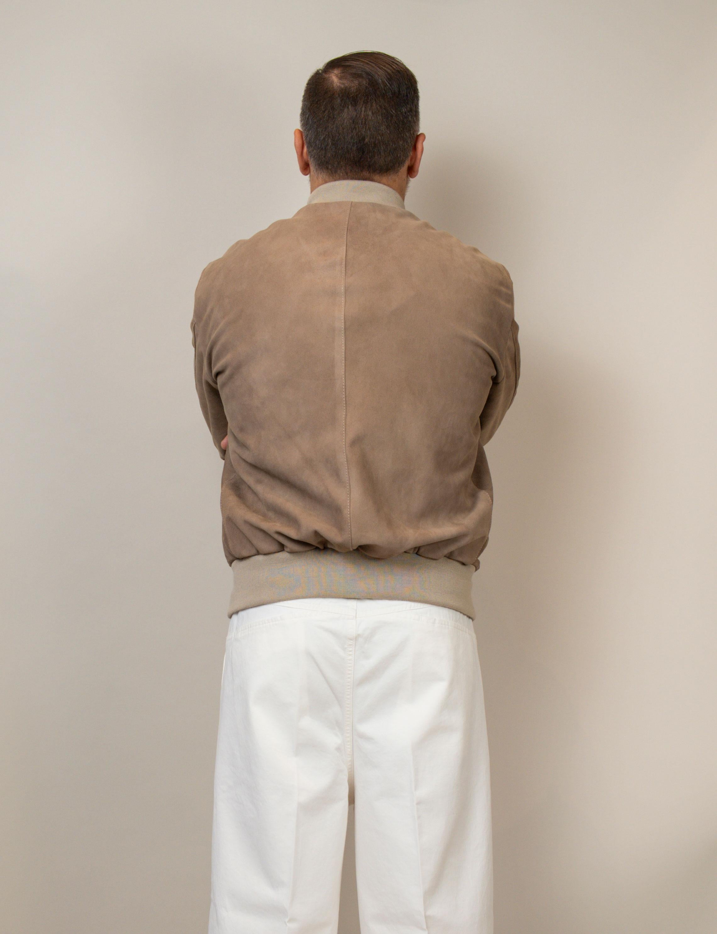 Giubbino Dfour uomo 812 CMA beige BOMBER 812 CM BEIGE DFOUR 
