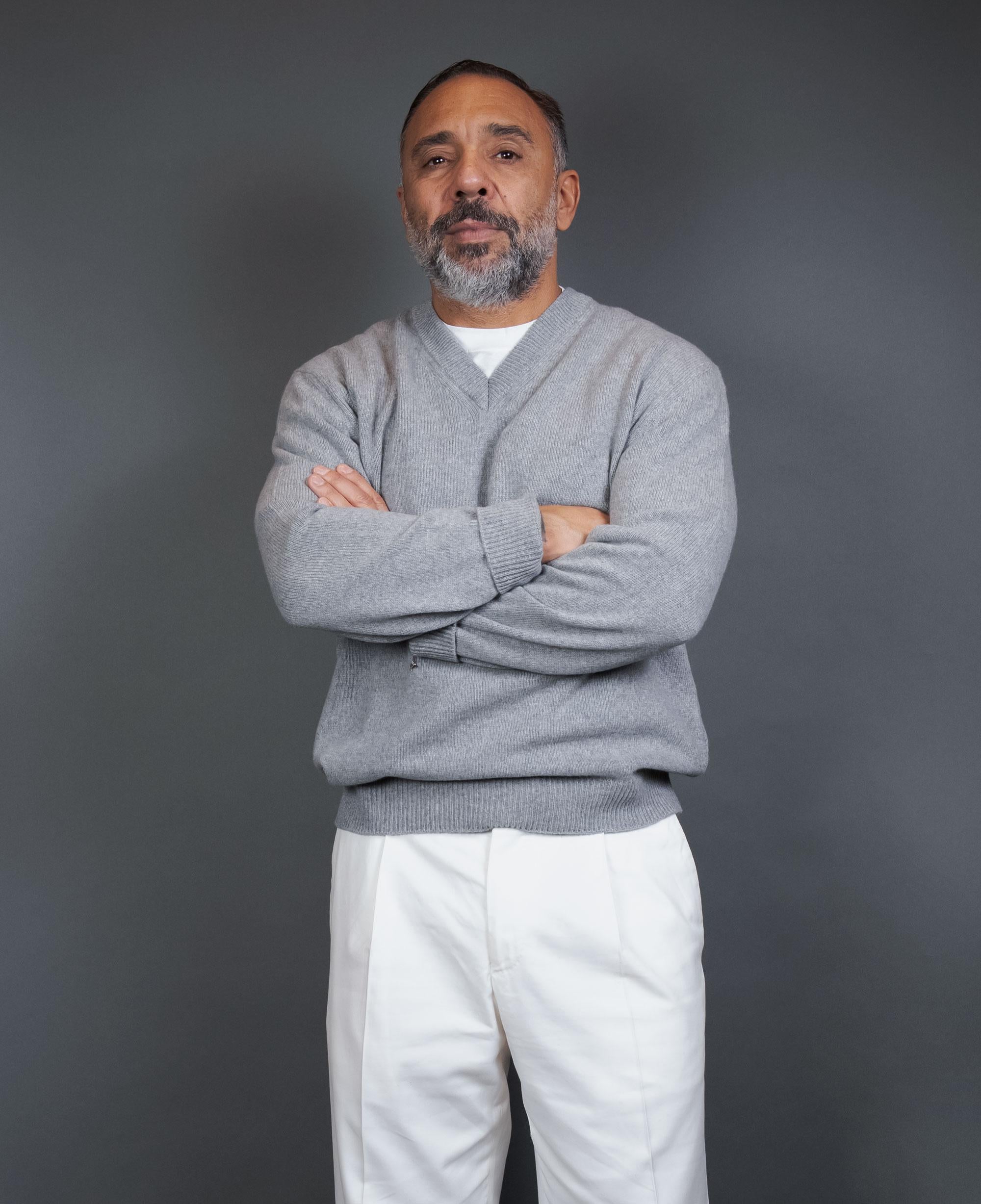 Maglione DANIELE FIESOLI uomo 3371 Grigio 3371 011 CENERE DANIELE FIESOLI 