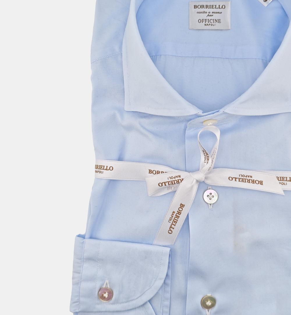 Camicia BORRIELLO uomo 22059 Celeste 22059 2 BORRIELLO 