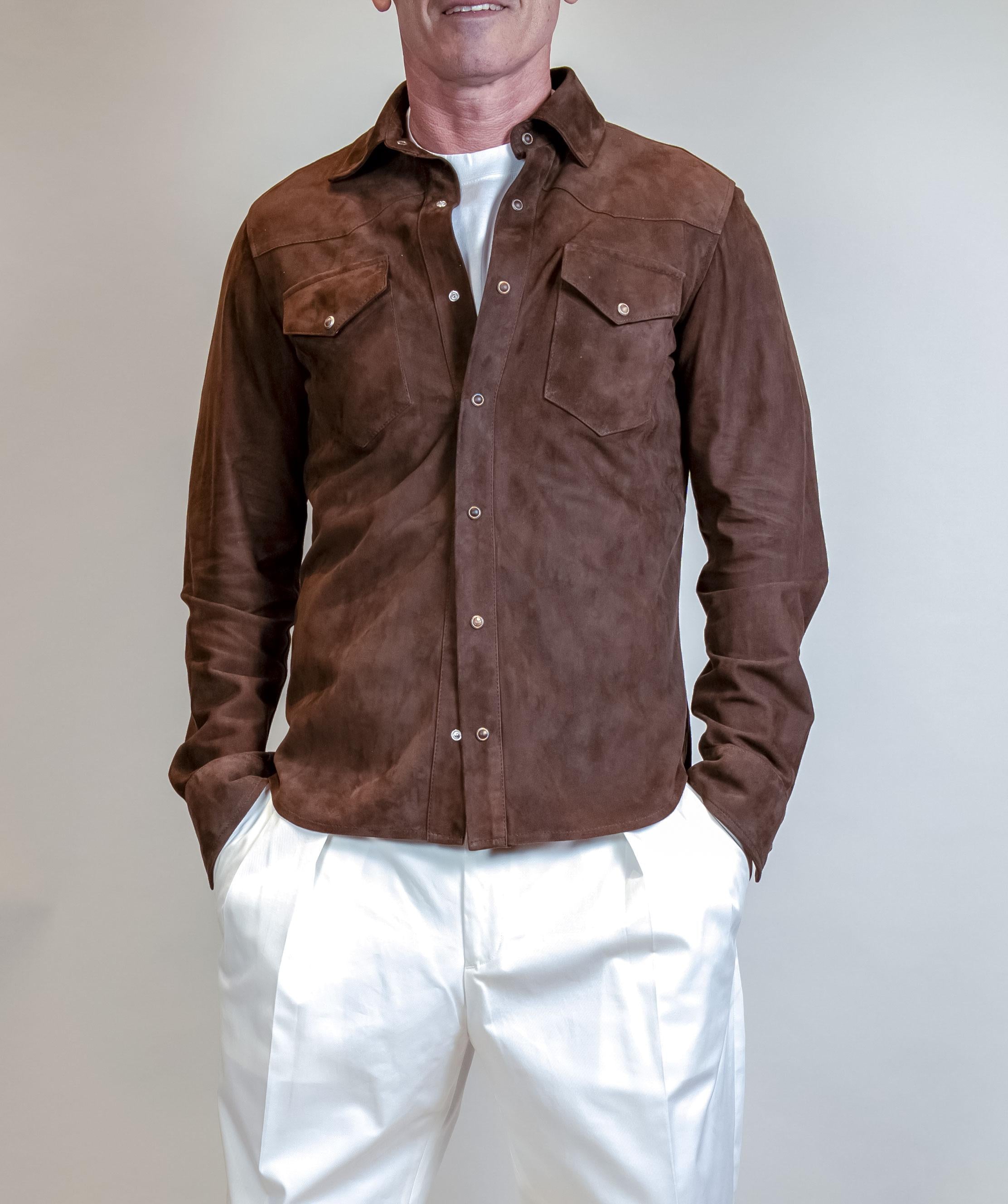 Overshirt KIRED uomo TOTO 835101 Moro TOTO 835101 4000 KIRED 