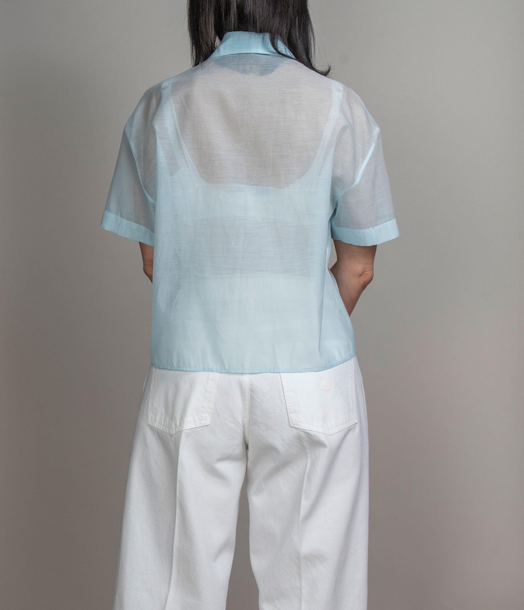 Camicia Barba donna 55005 celeste 55005 002 BARBA 