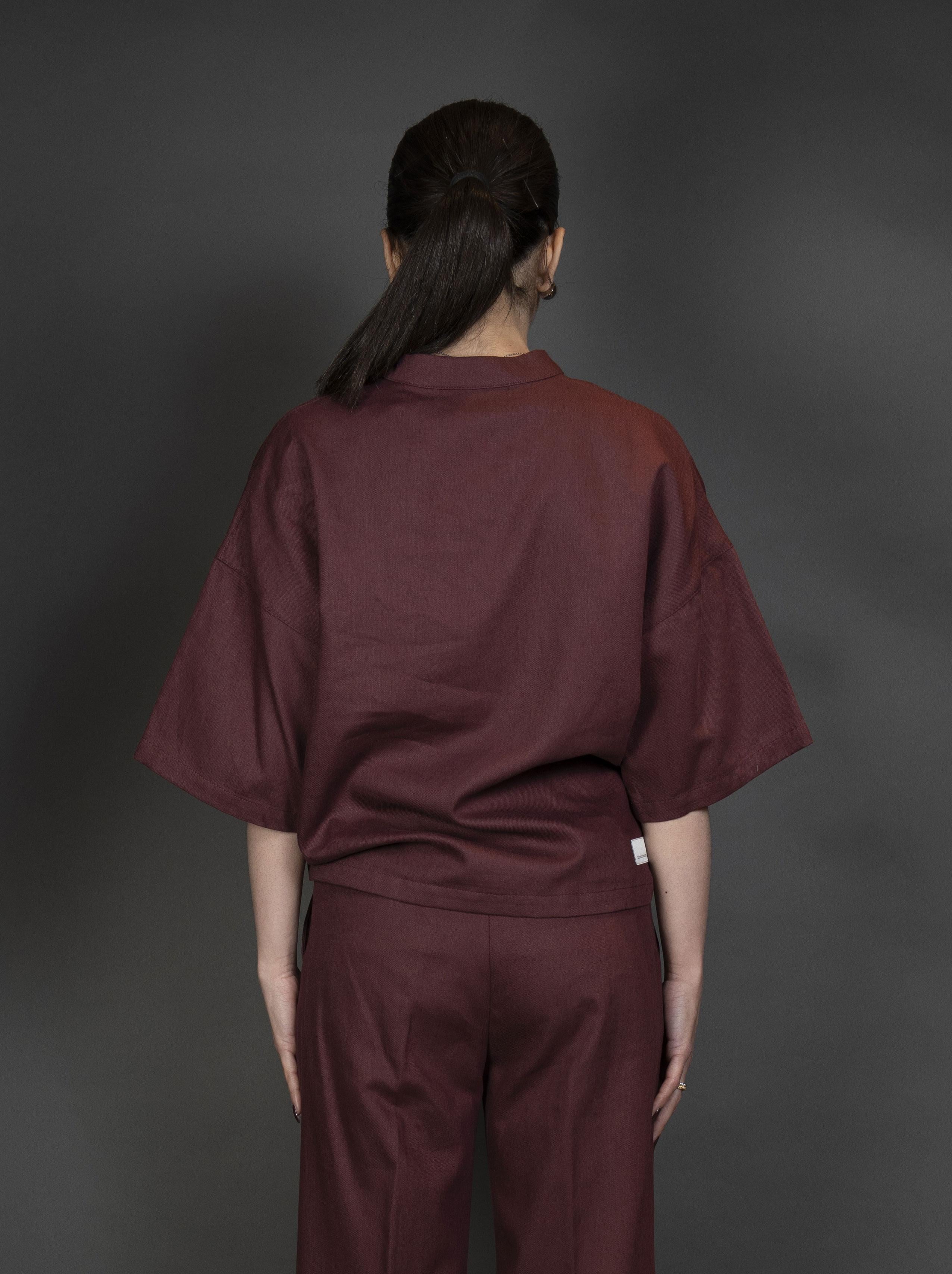 Blusa Nine in the Morning Donna Angela burgundy GL33 ANGELA.B NINE INTHE MORNING 