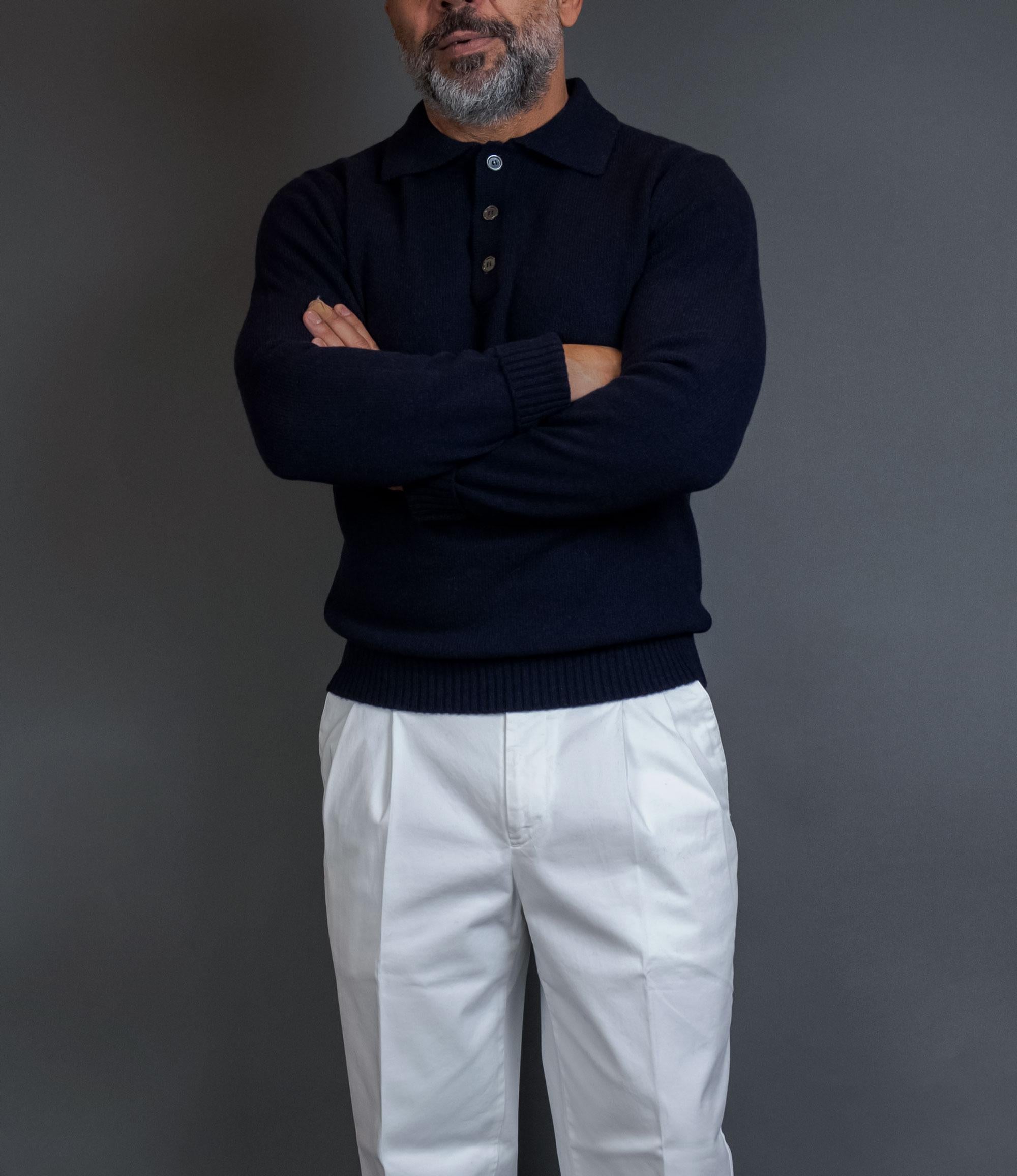 Maglione DANIELE FIESOLI uomo 3373 Blu 3373 023 BLUE DANIELE FIESOLI 