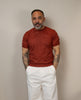 T-shirt Scaglione uomo 071 mattone