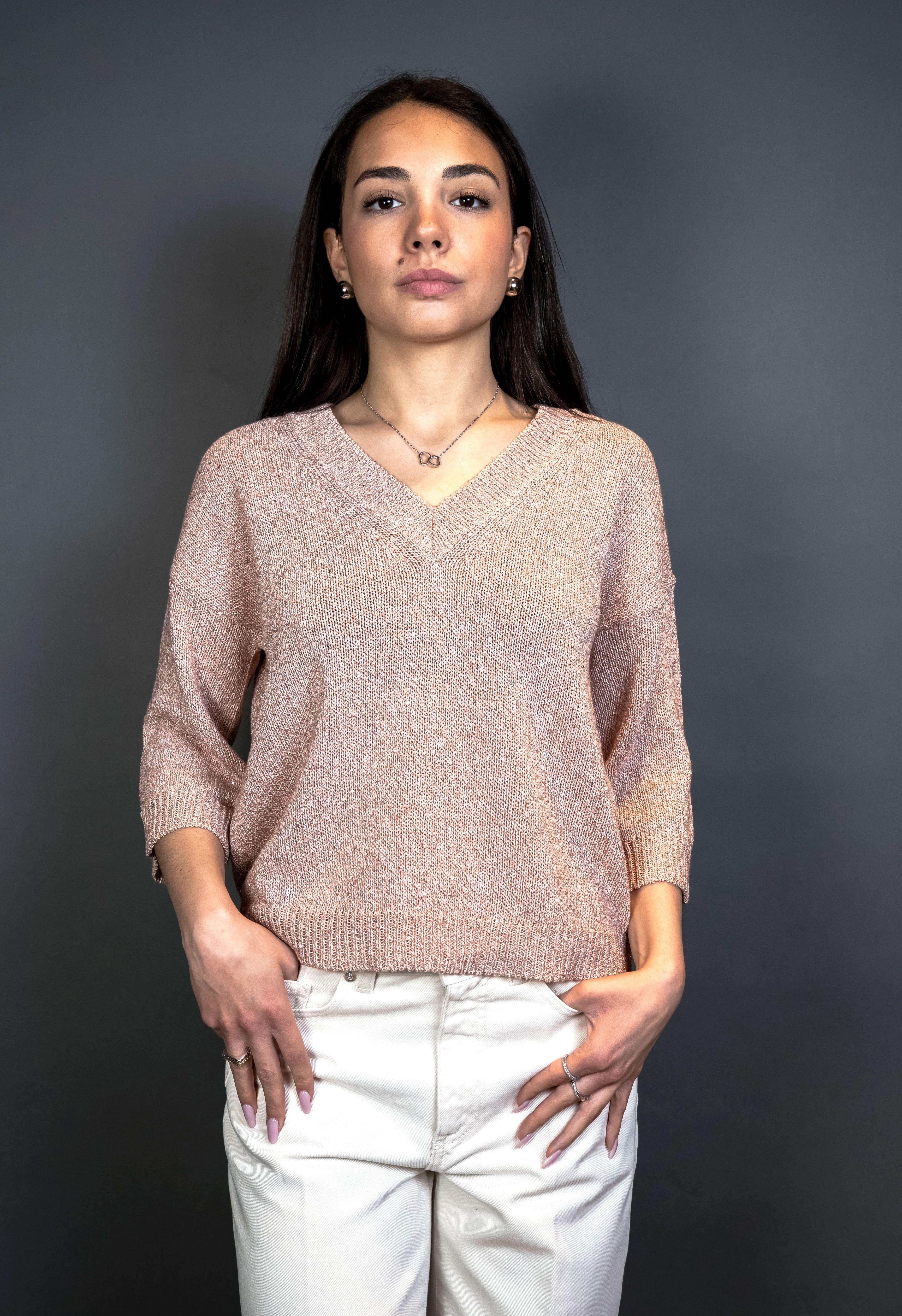 Maglia Manipur Donna 1730 02 cipria 1730 02 778 SV MANIPUR 