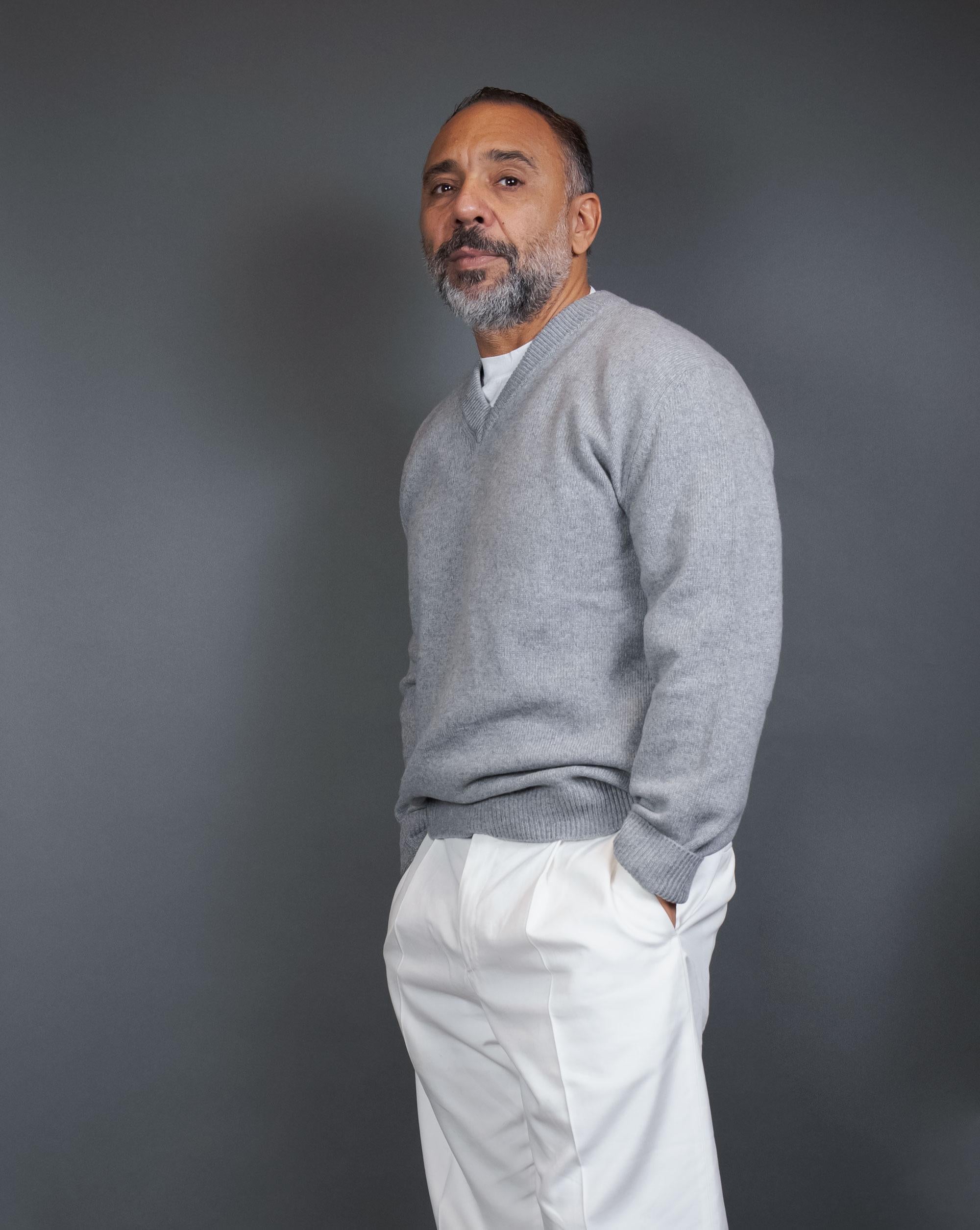 Maglione DANIELE FIESOLI uomo 3371 Grigio 3371 011 CENERE DANIELE FIESOLI 