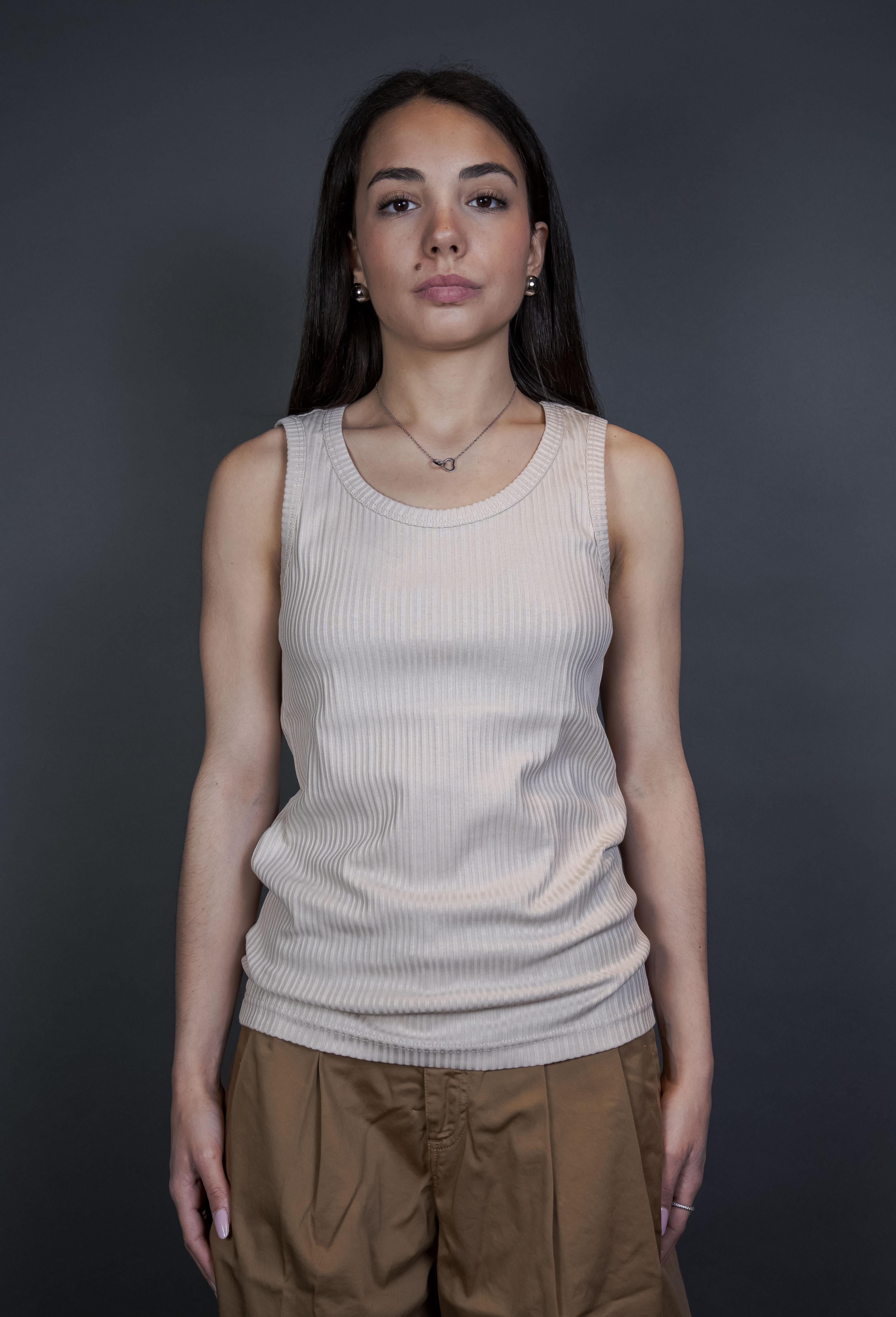 Canotta Circolo Donna FD3445 beige FD3445 COSTINE COCONUT CIRCOLO 