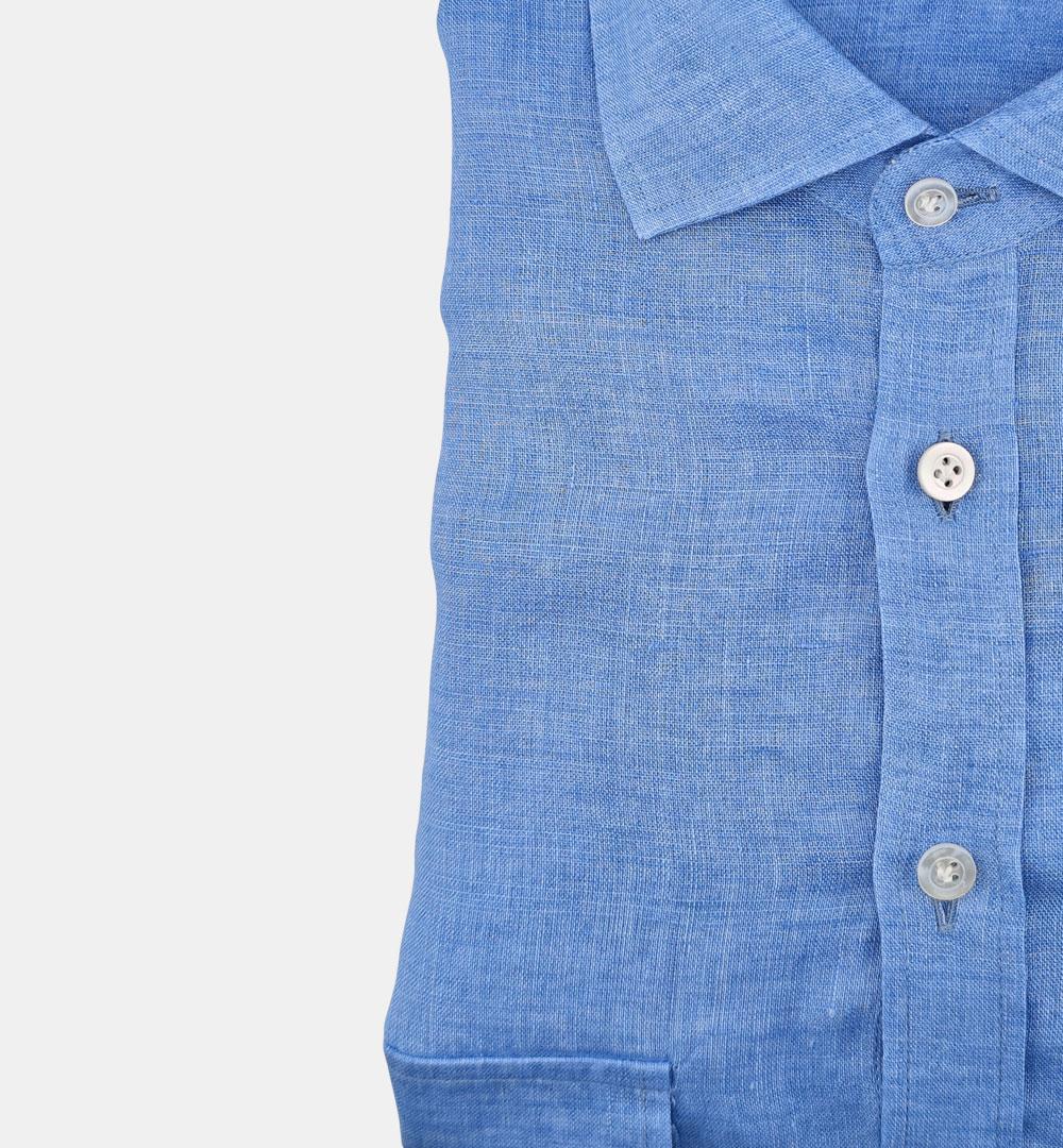 Camicia Barba uomo PIU12 0154112 Blu denim PIU12 0154112 03 BARBA 