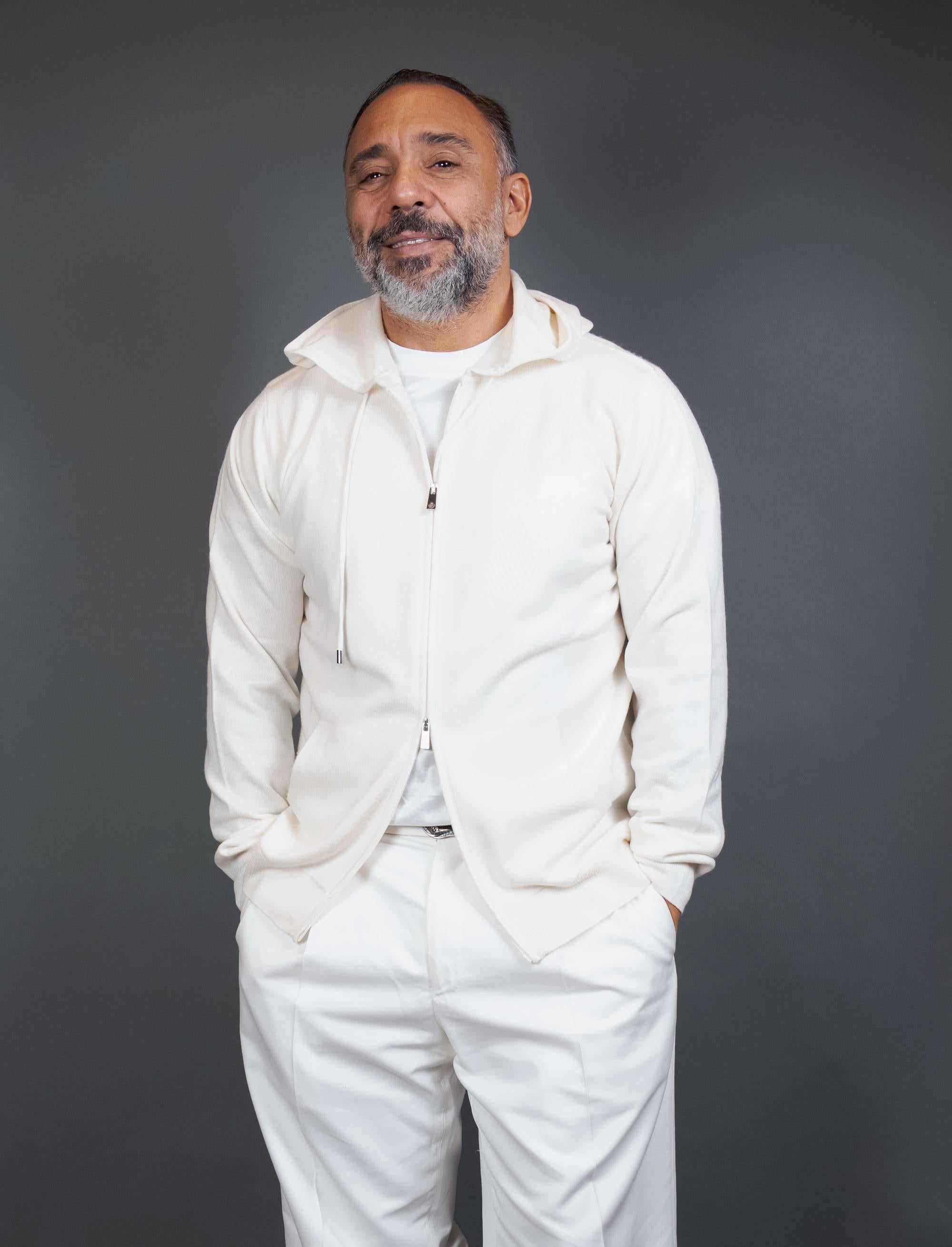 Cardigan Della Ciana uomo 18119 Bianco 18119 ECRU DELLA CIANA 