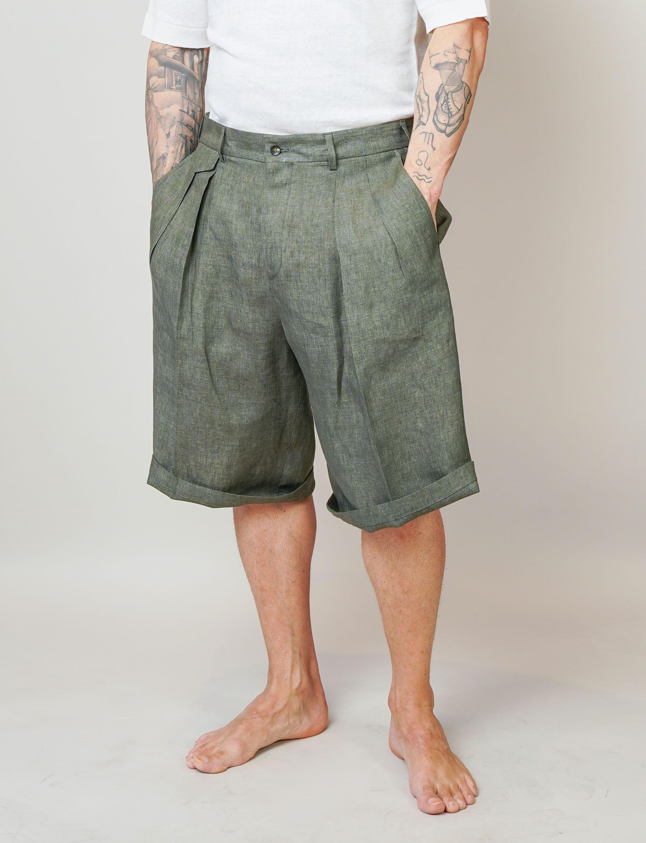 Bermuda Briglia uomo Bedfords verde militare BEDFORDS 300117 72 BRIGLIA 
