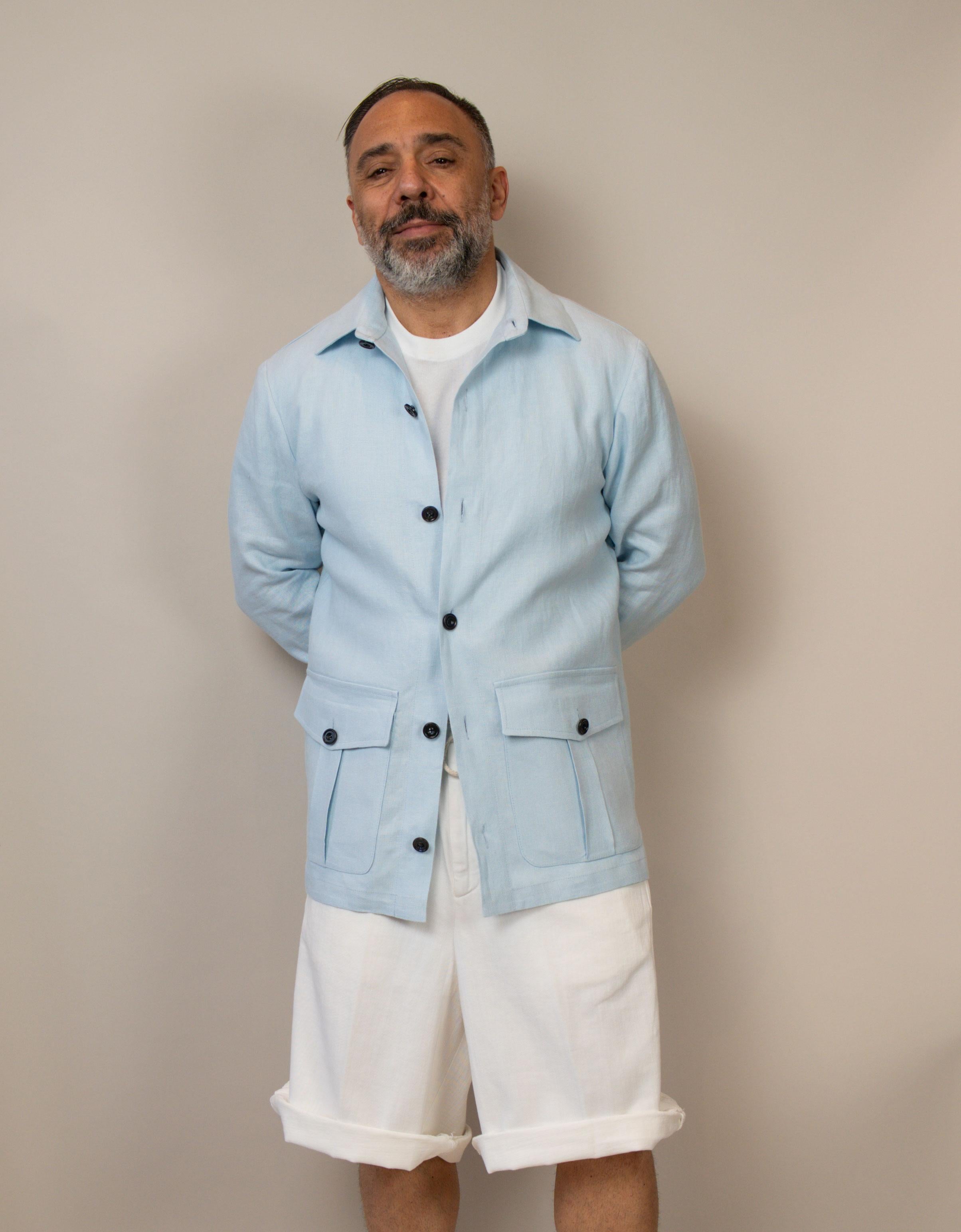 Giacca Sartorio uomo Fun celeste GIACCA FUN 074100 4001 SARTORIO 