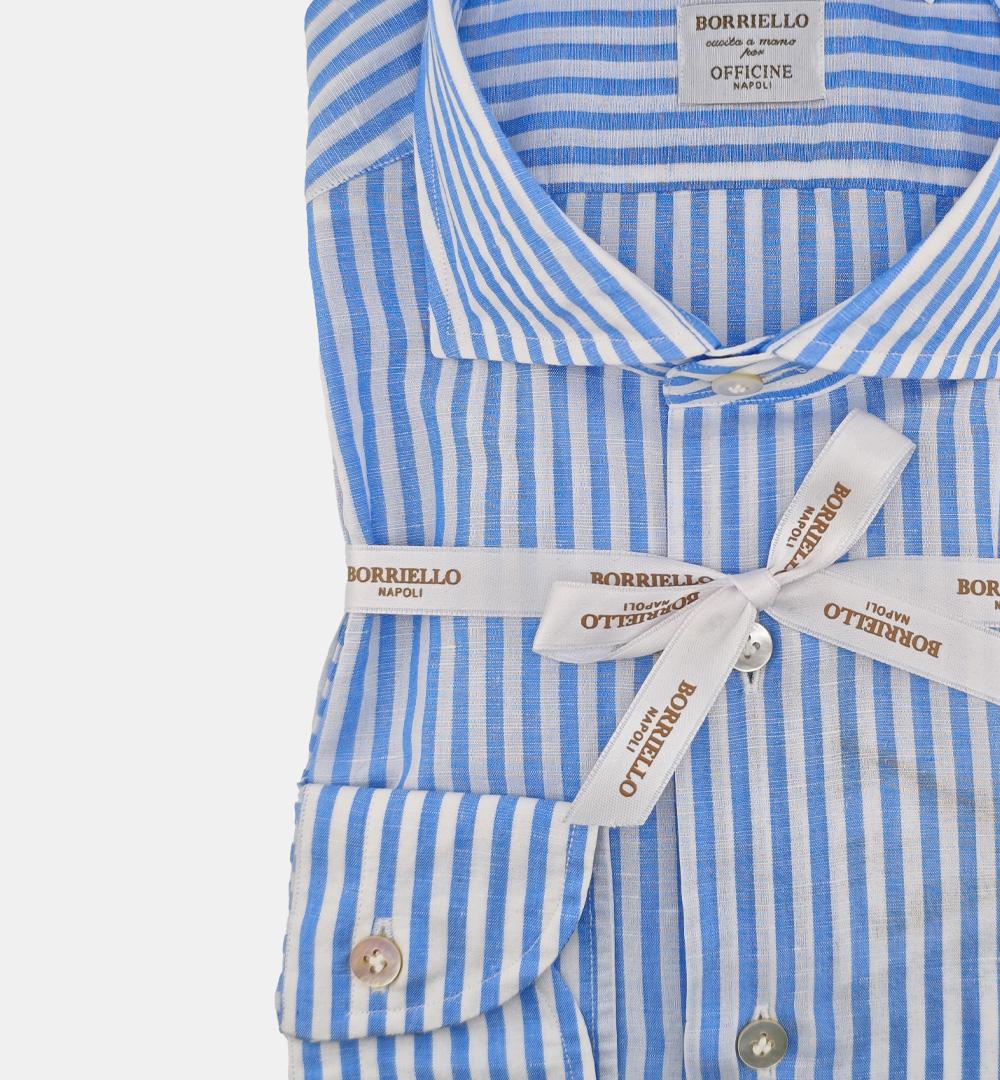 Camicia BORRIELLO uomo 22028 Turchese 22028 2 BORRIELLO 
