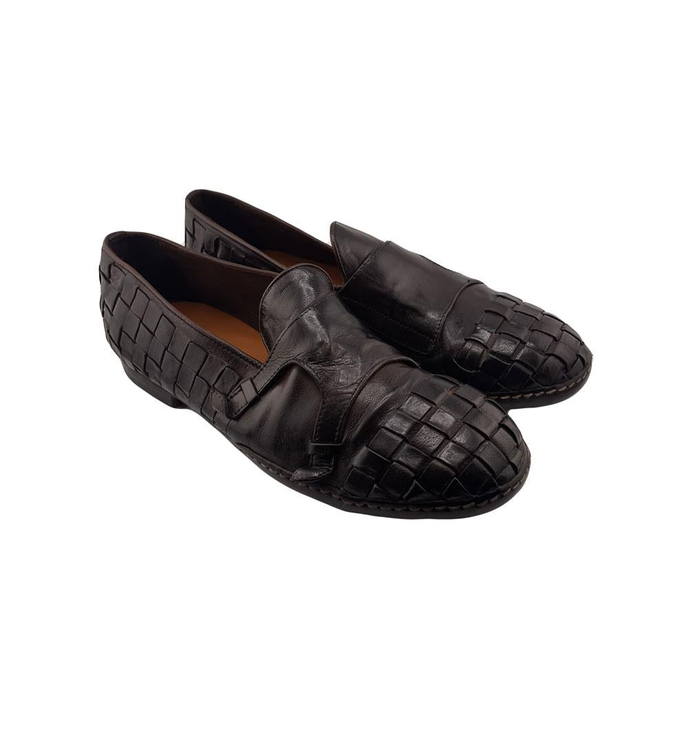 Derby doppia fibbia Lemargo uomo IF01A marrone IF01A INTRECCIO LEMARGO 