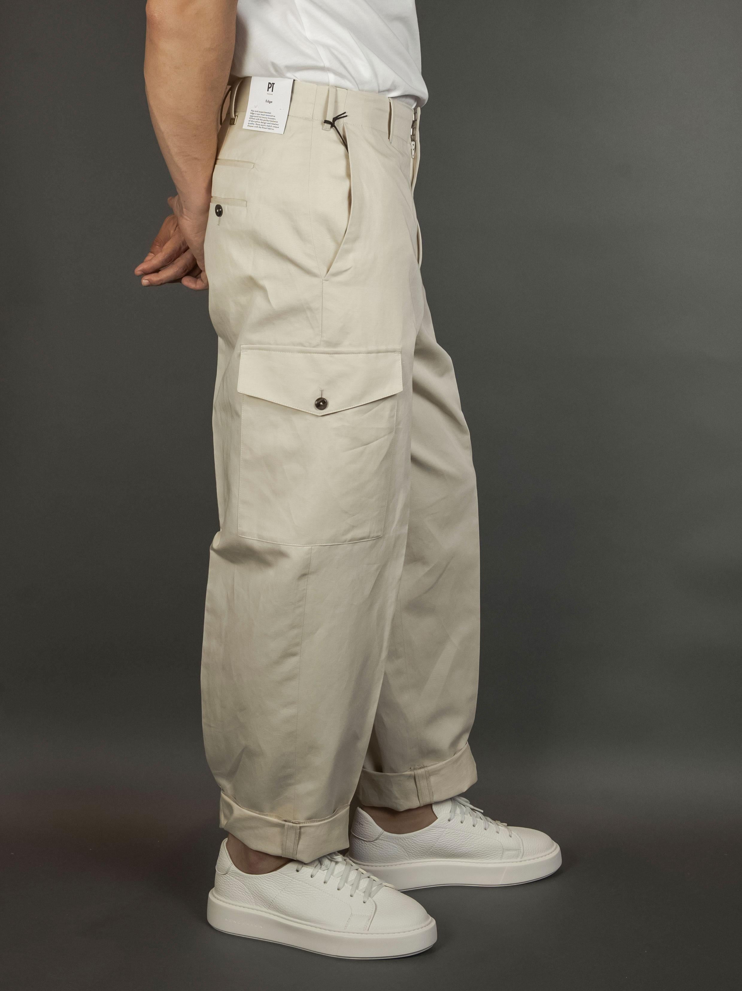 Pantalone PT Torino uomo ASAFZL0FWD panna ASAFZL0FWD BP65 0015 PANNA PT TORINO 