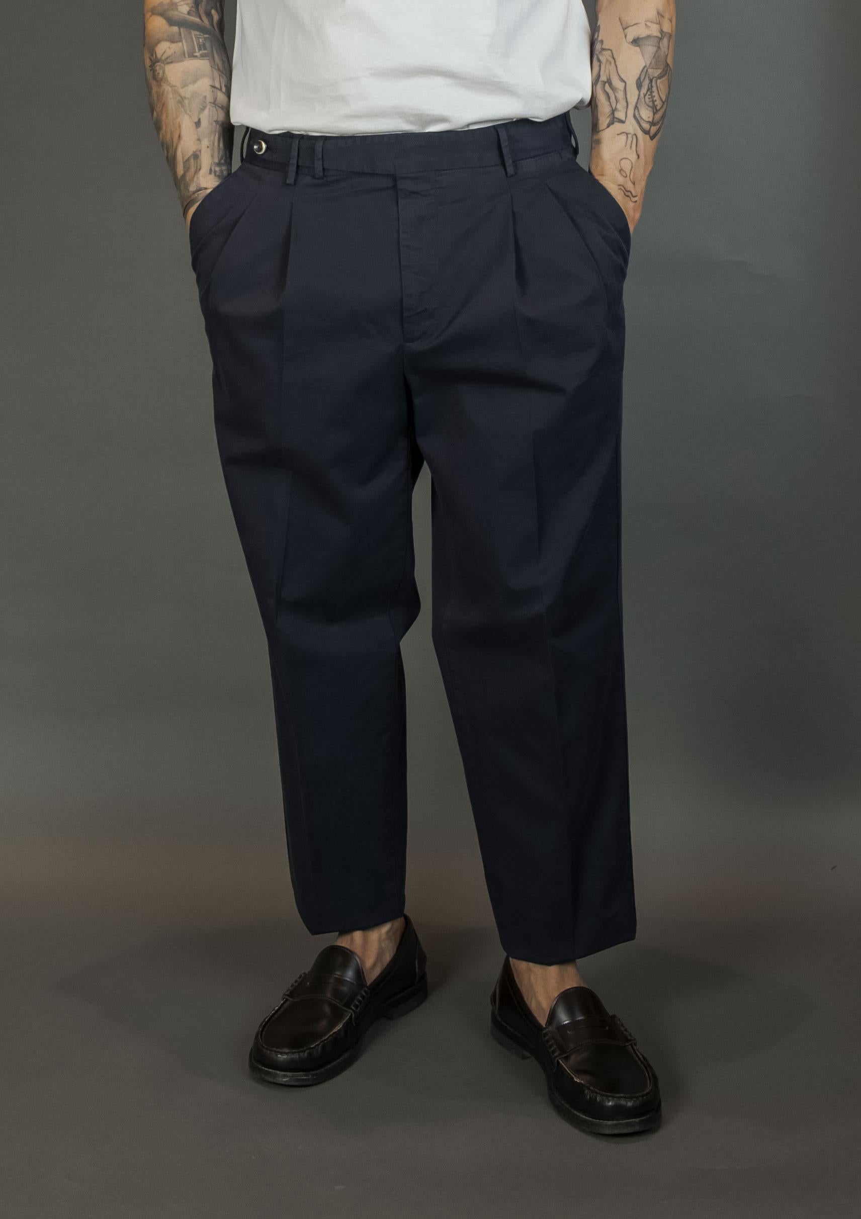 Pantalone PT Torino uomo ZTCLZB0CL1NK03 navy ZTCLZB0CL1NK03 Y384 NAVY PT TORINO 