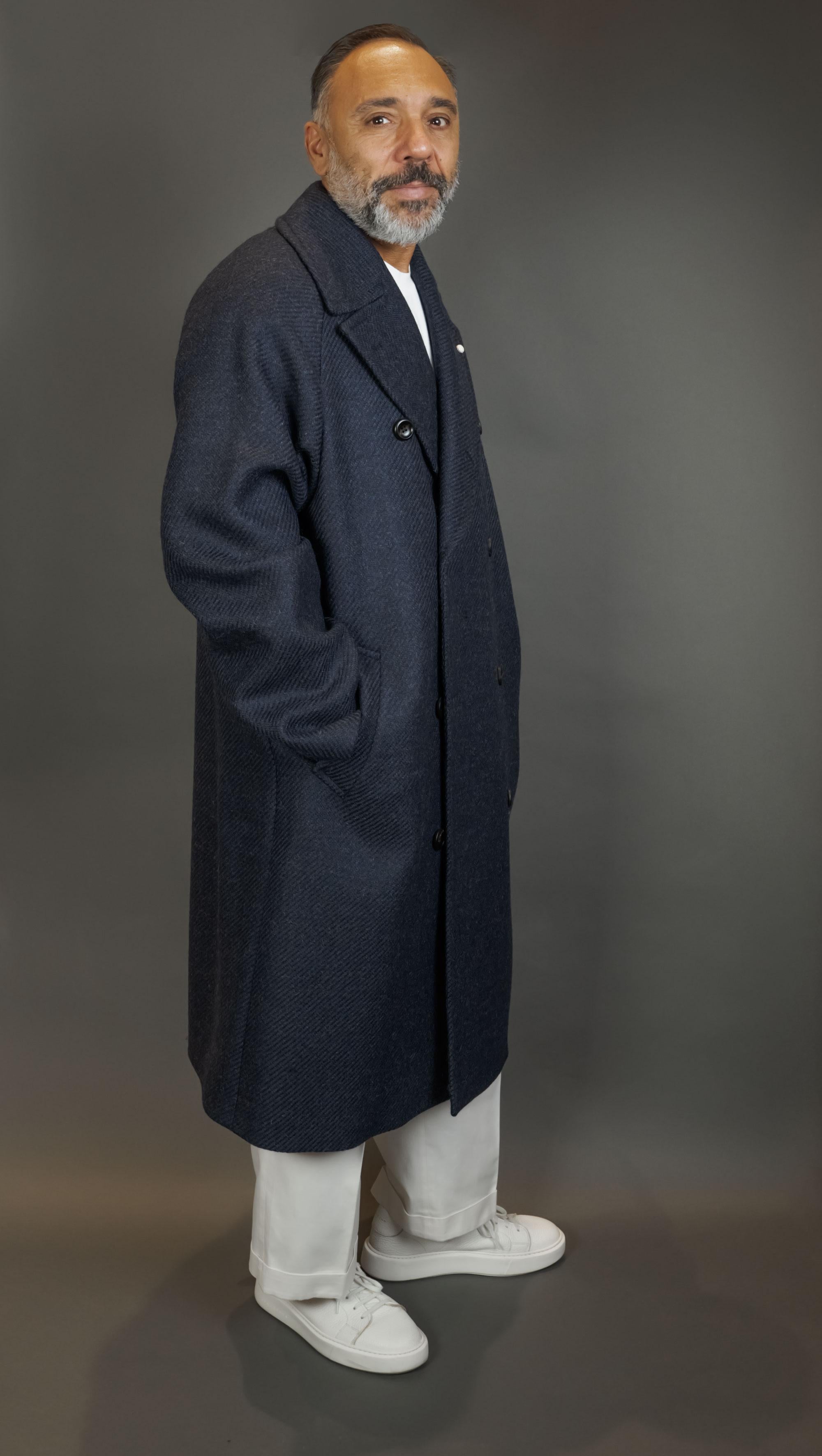 Cappotto LUIGI BIANCHI MANTOVA uomo 7306 Nero 7306 57531 4 NERO LUIGI BIANCHI MANTOVA 