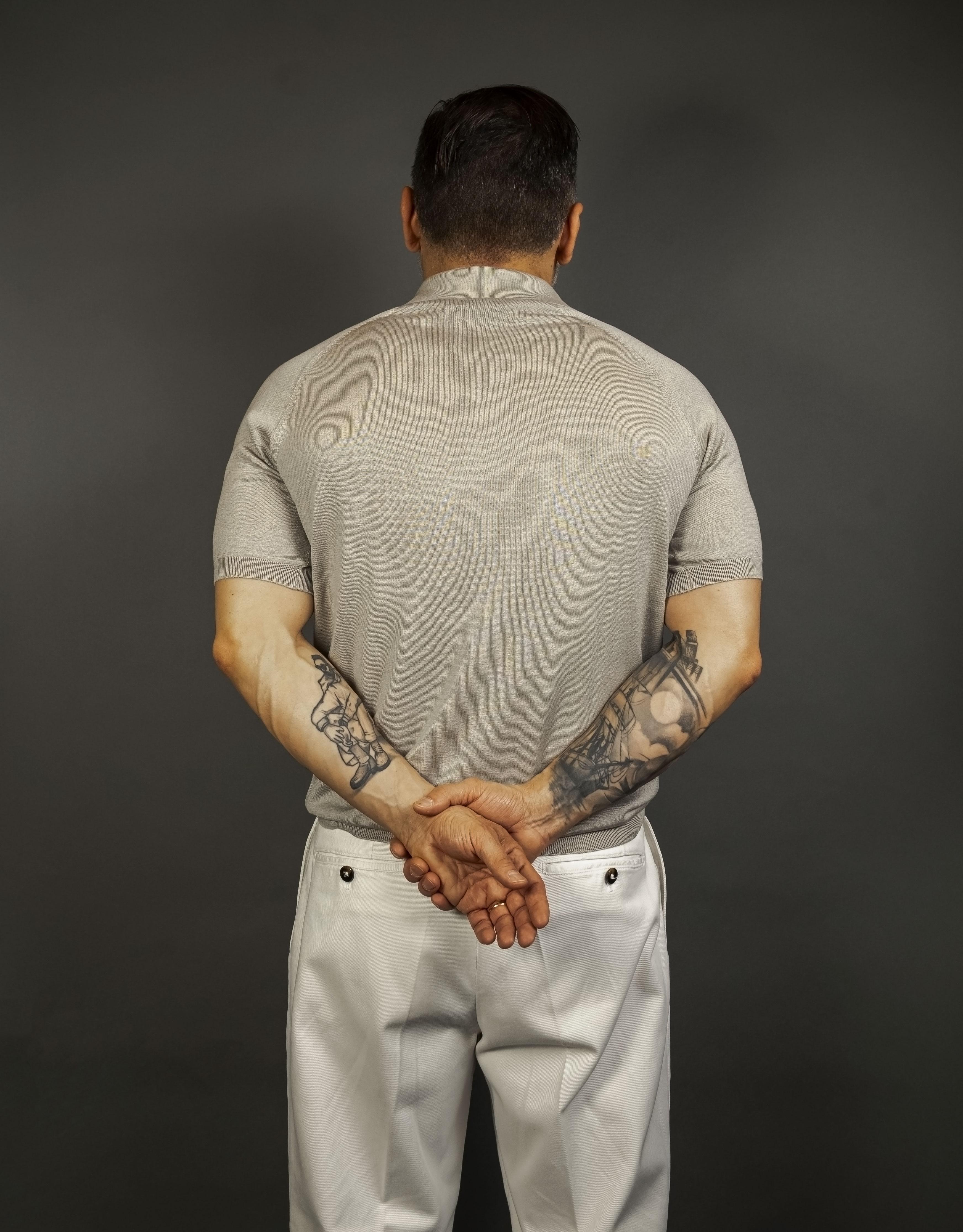 Polo Kangra uomo 1010 23 sabbia 1010 23 044 SABBIA KANGRA 