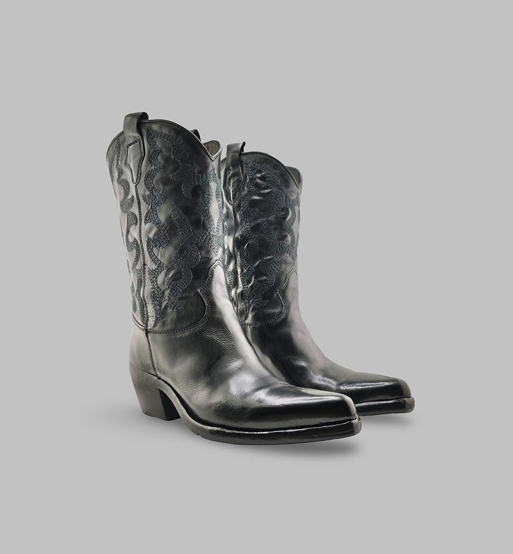 Camperos Lemargo donna GU03B neri<BR/> GU03B TEXANO.N LEMARGO 