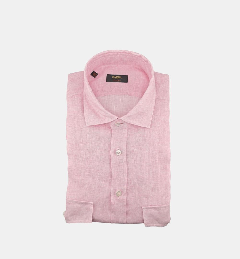 Camicia Barba uomo PIU12 0154073 rosa PIU12 0154073 4 BARBA 