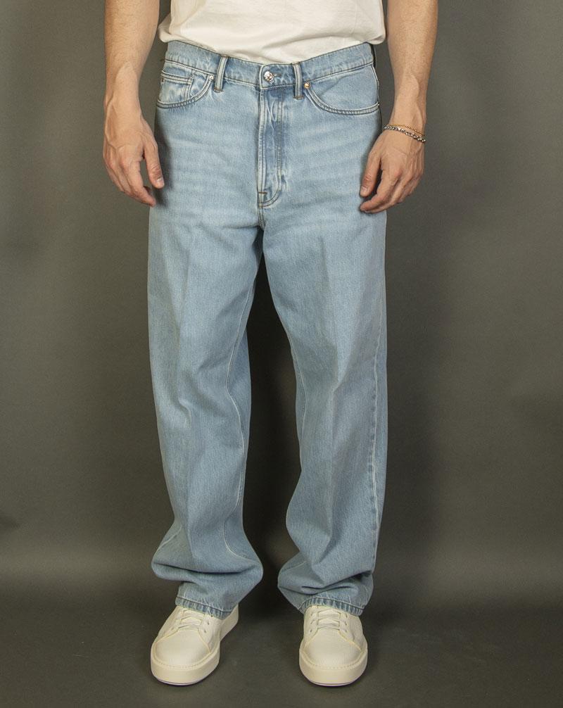 Jeans Nine in the Morning uomo Icaro blu 9SS25 ICA21 ICARO CARROT S01 TOI223 NINE INTHE MORNING 