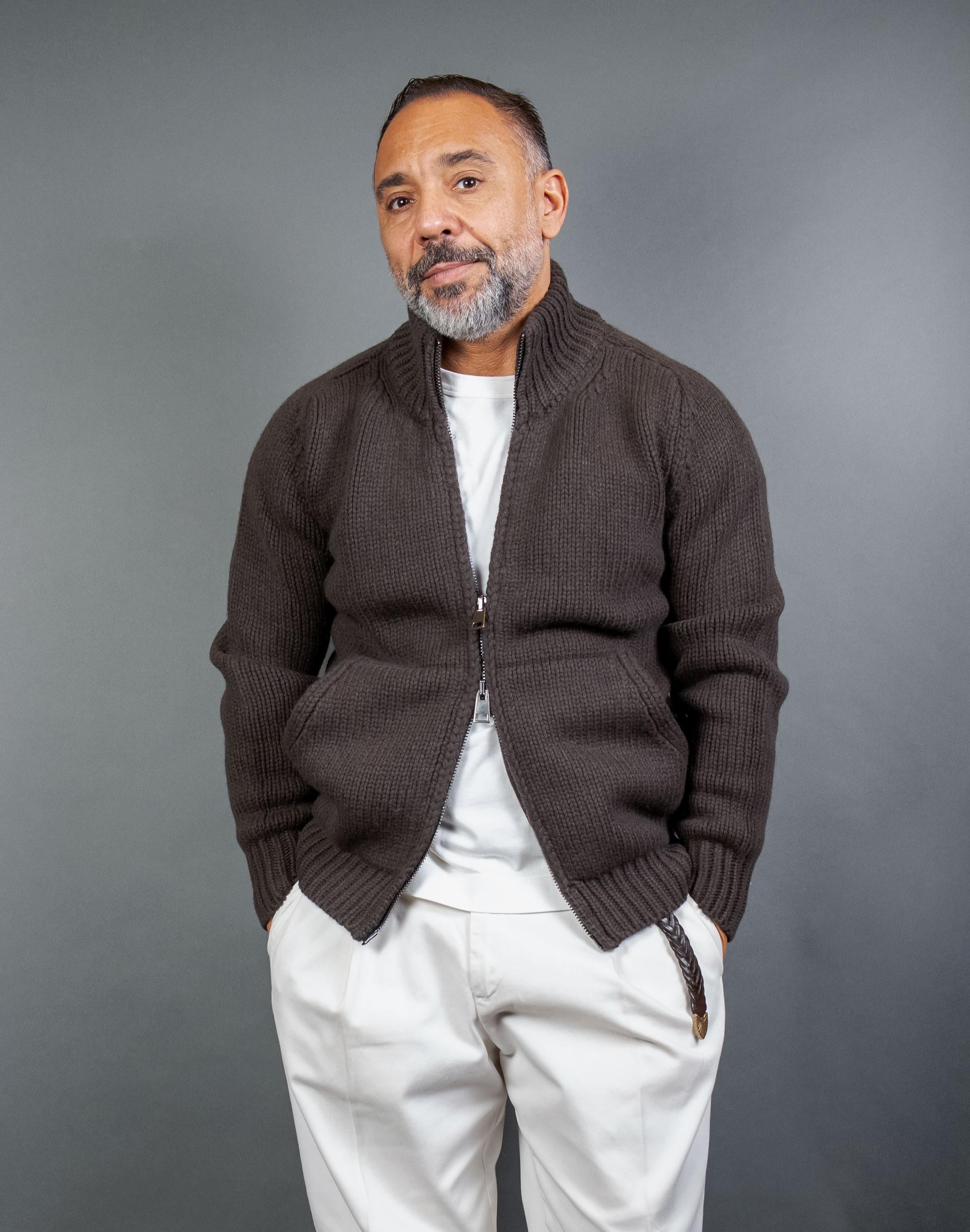 Cardigan OFFICINE uomo SASA Moro SASA 4319 MORO OFFICINE 