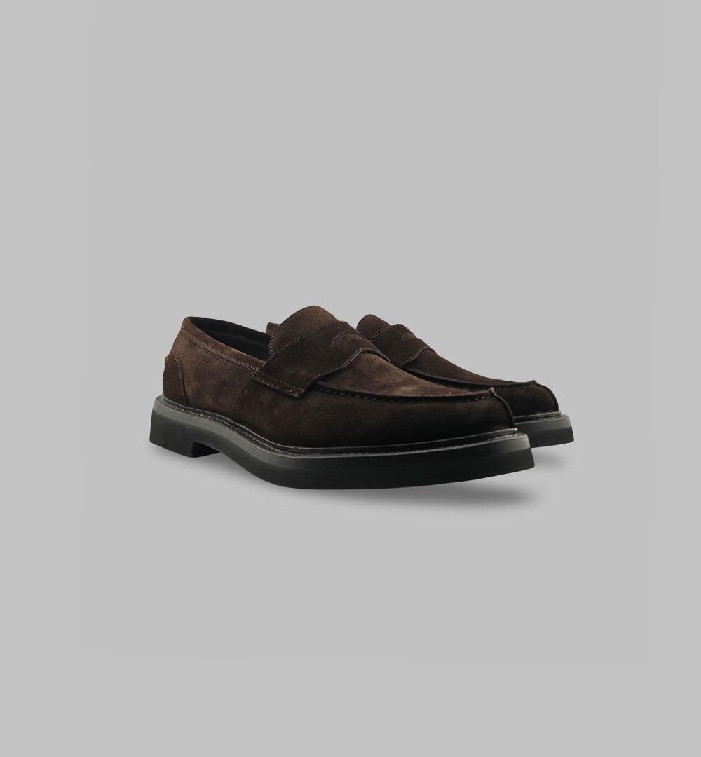 Mocassino Barrett uomo 237U034.69 Testa di moro 237U034.69 PENNY TDM BARRETT 