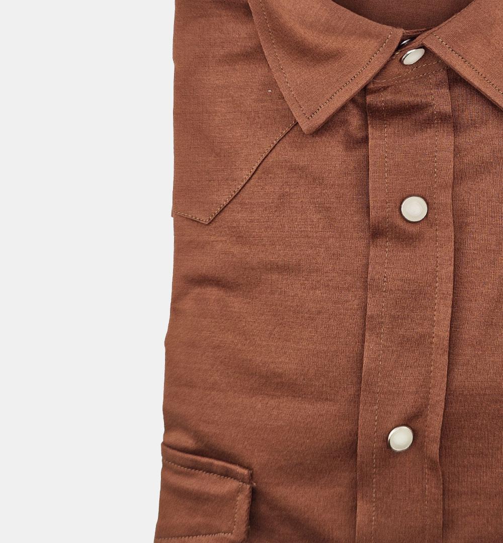 Camicia Giangi uomo Wester mattone WESTER 2995S GIANGI 