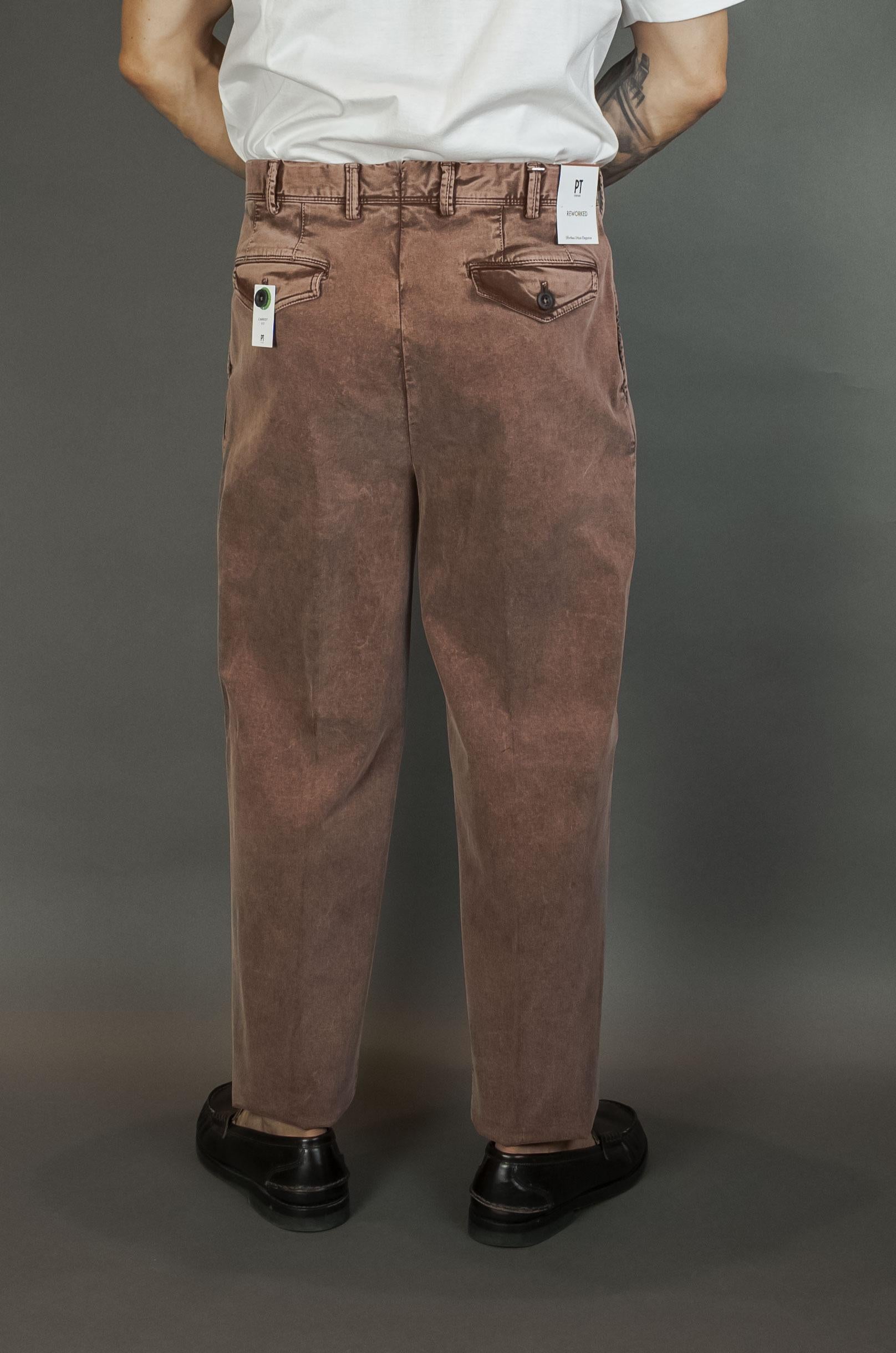 Pantalone PT Torino uomo ZTCMZB0RWLNK28 vinaccio ZTCMZB0RWLNK28 M166 VINACCIO PT TORINO 