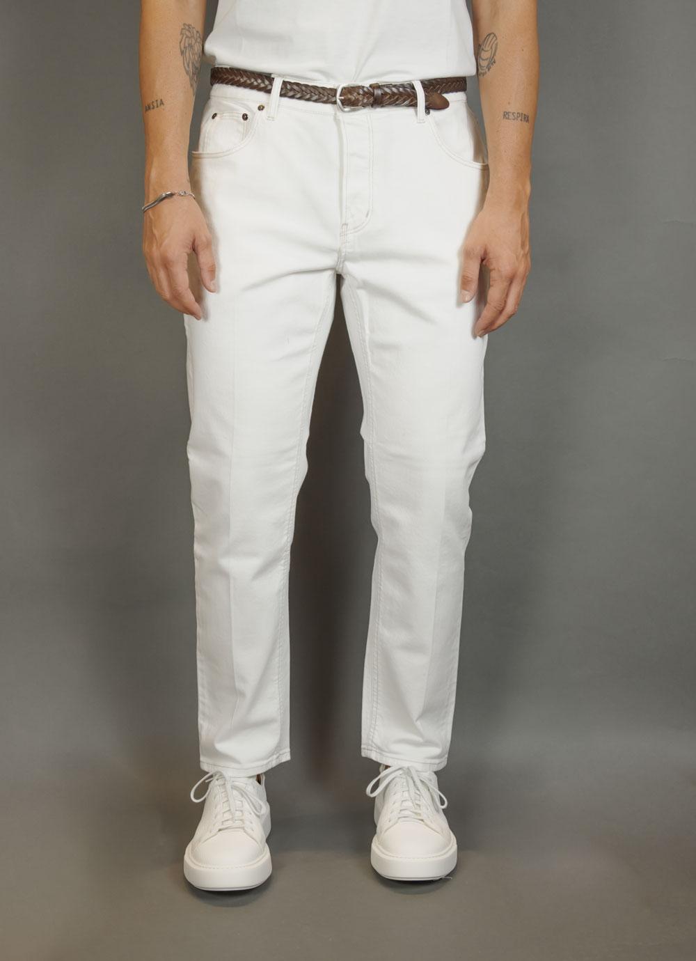 Jeans PT TORINO uomo TP05B0OA14L0 Bianco TP05B0OA14L0 CH59 DENIM PT TORINO 