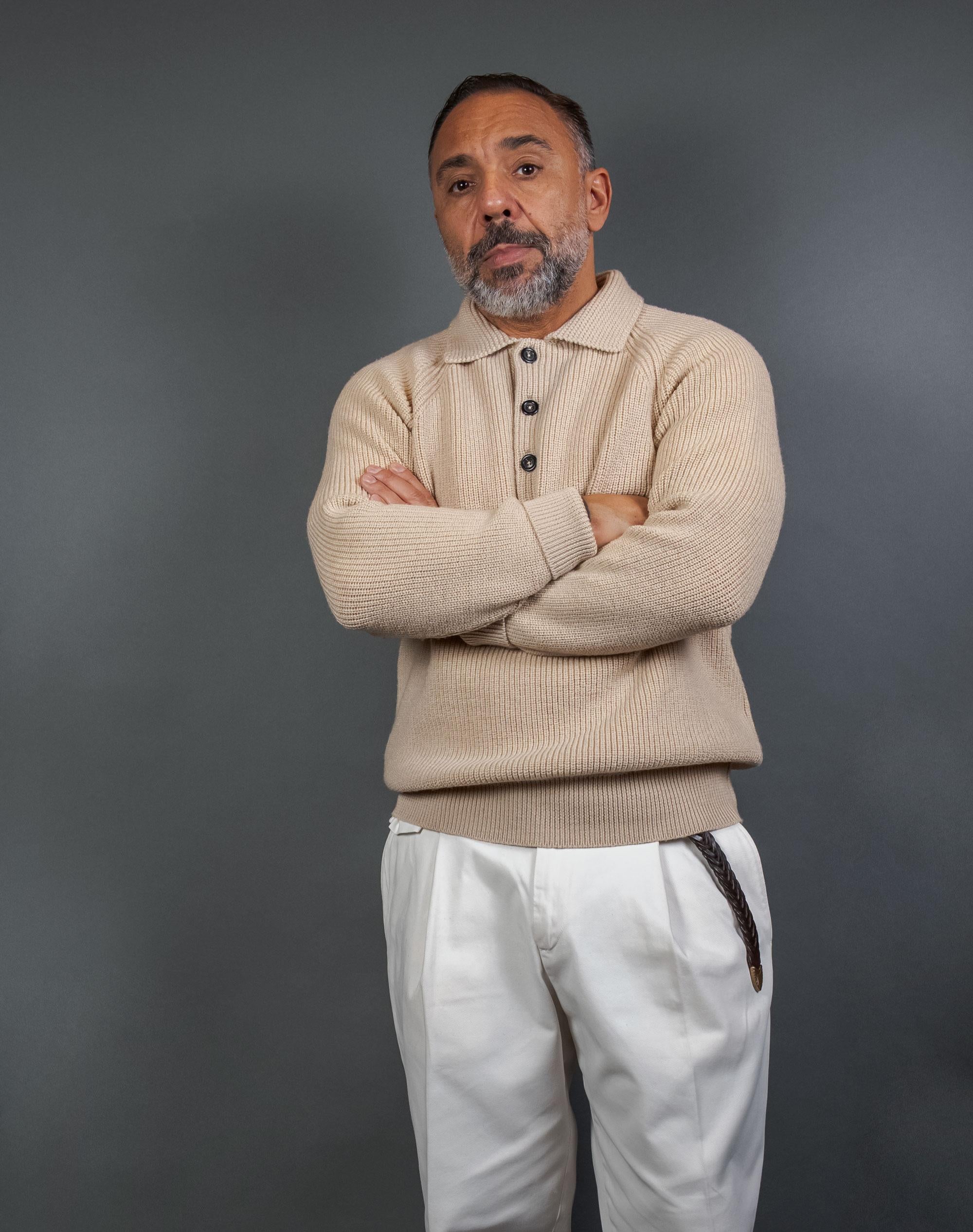 Maglione CIRCOLO uomo 5154 Beige 5154 871 CREMA CIRCOLO 