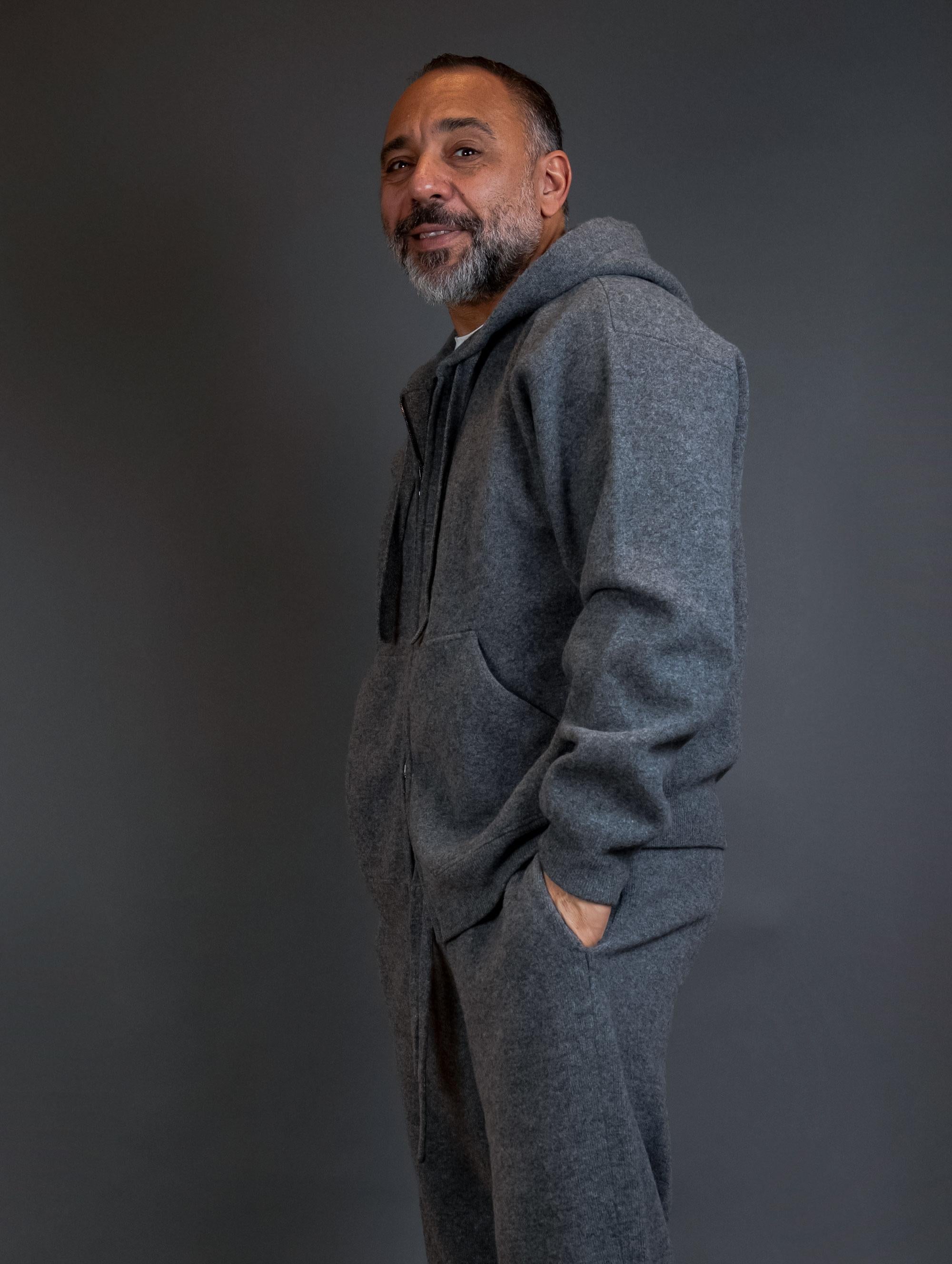 Felpa ROBERTO COLLINA uomo 19107 Grigia 19107 1918 ROBERTO COLLINA 