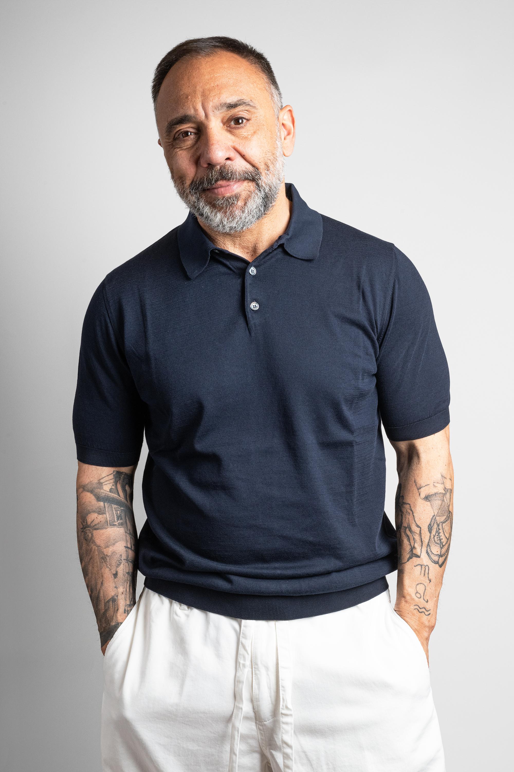 Polo FEDELI uomo POLO 5910 Blu POLO 5910 828 FEDELI 