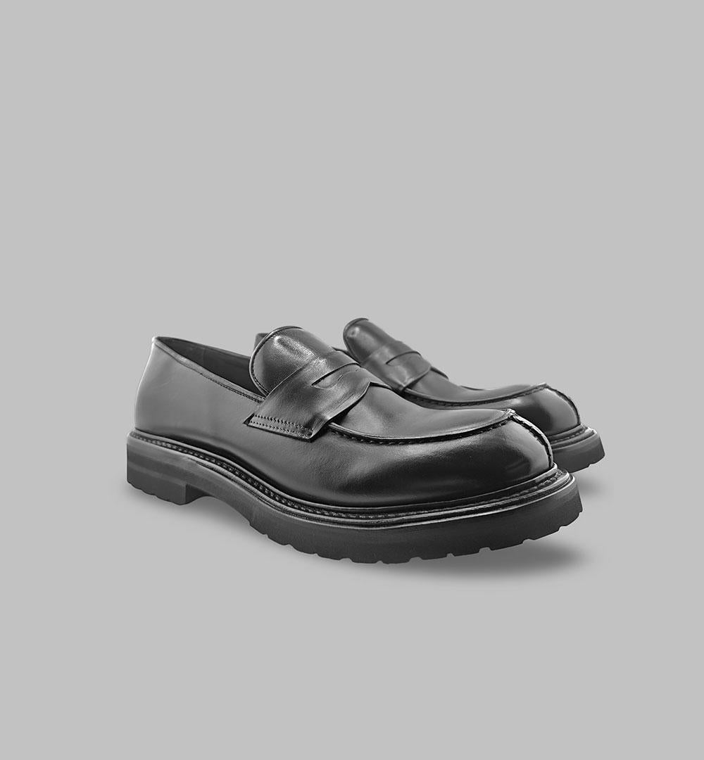 Mocassini Claudio Marini uomo 8200 neri 8200 PENNY CUCITURA CLAUDIO MARINI 