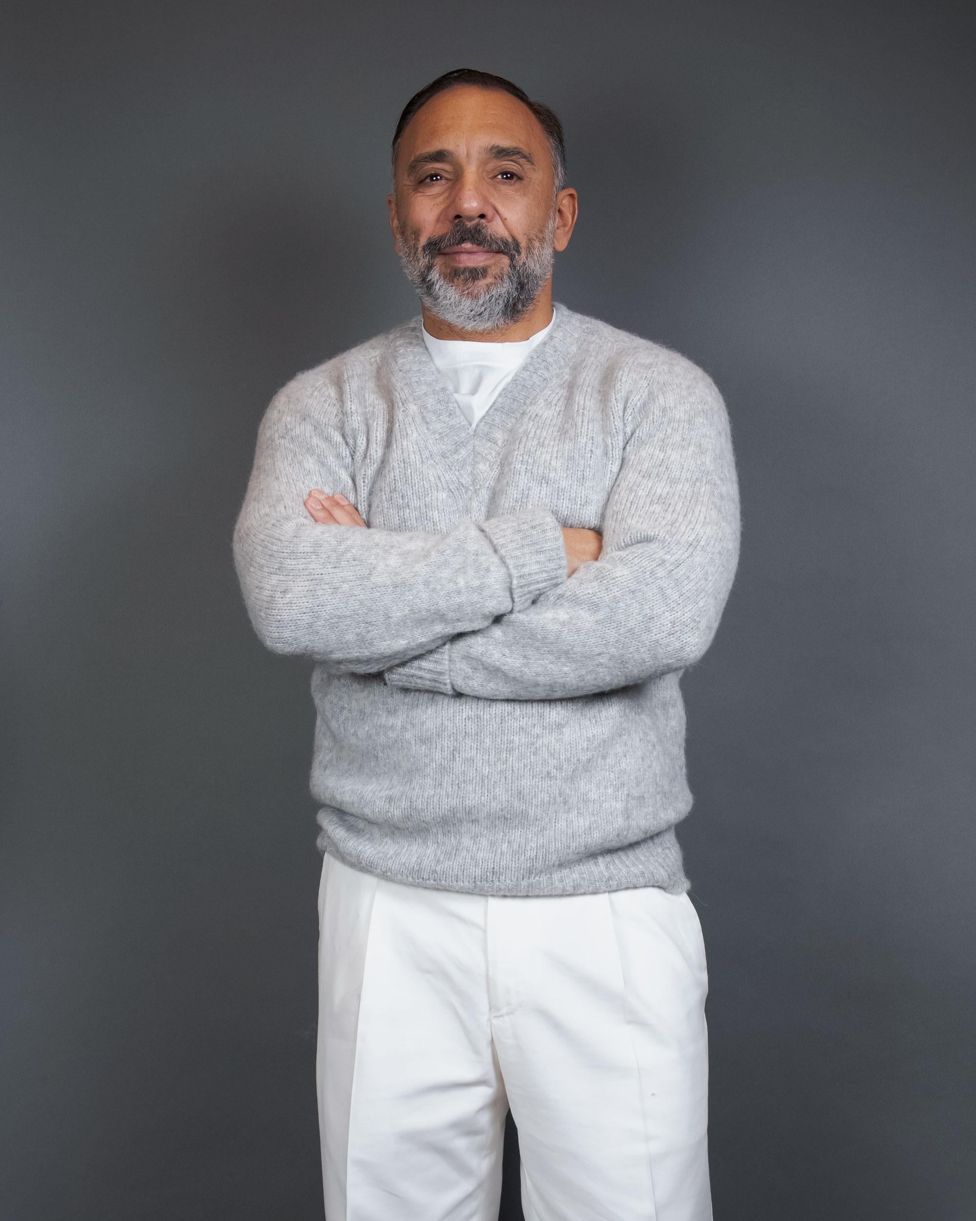 Maglione OFFICINE uomo 303 09 Grigio 303 09 506 FOGGY OFFICINE 