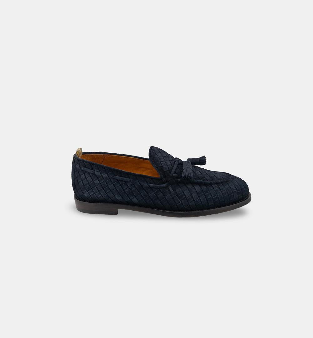 Mocassini OFFICINE CREATIVE uomo OPERA004 Blu OPERA/004 NAVI INTRECCIO OFFICINE CREATIVE 