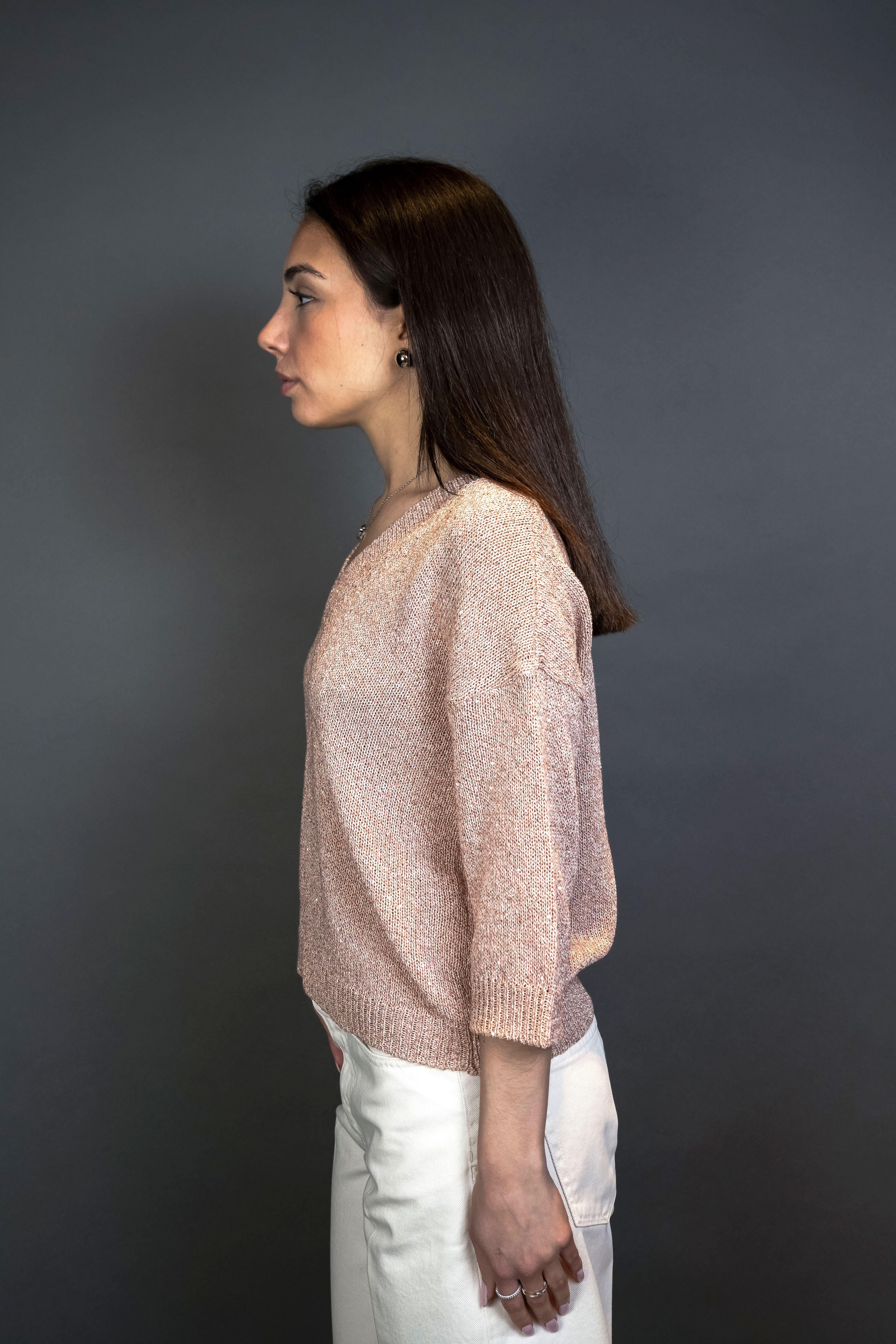 Maglia Manipur Donna 1730 02 cipria 1730 02 778 SV MANIPUR 
