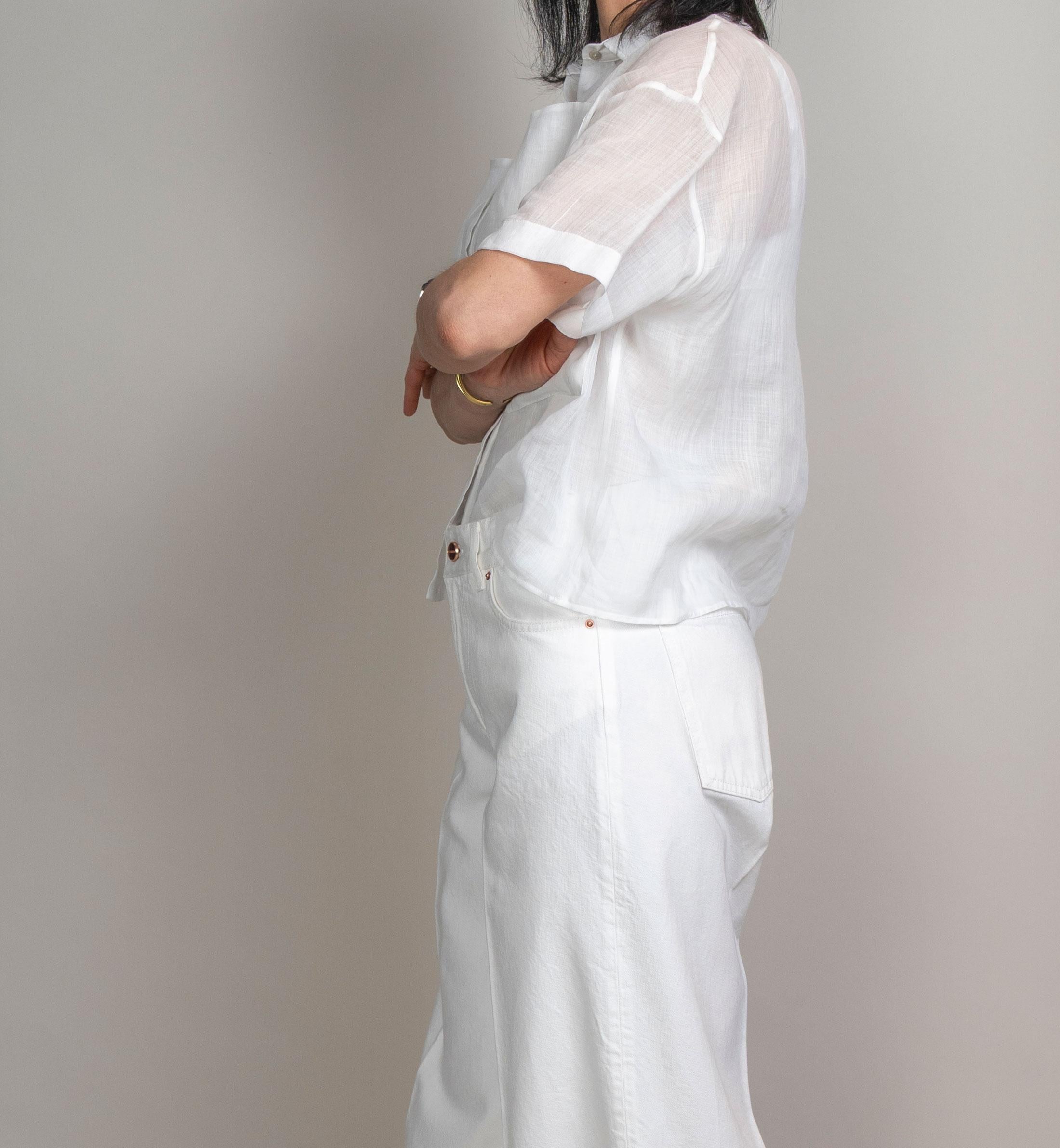 Camicia Barba donna 55000 bianca 55000 001 BIANCO BARBA 
