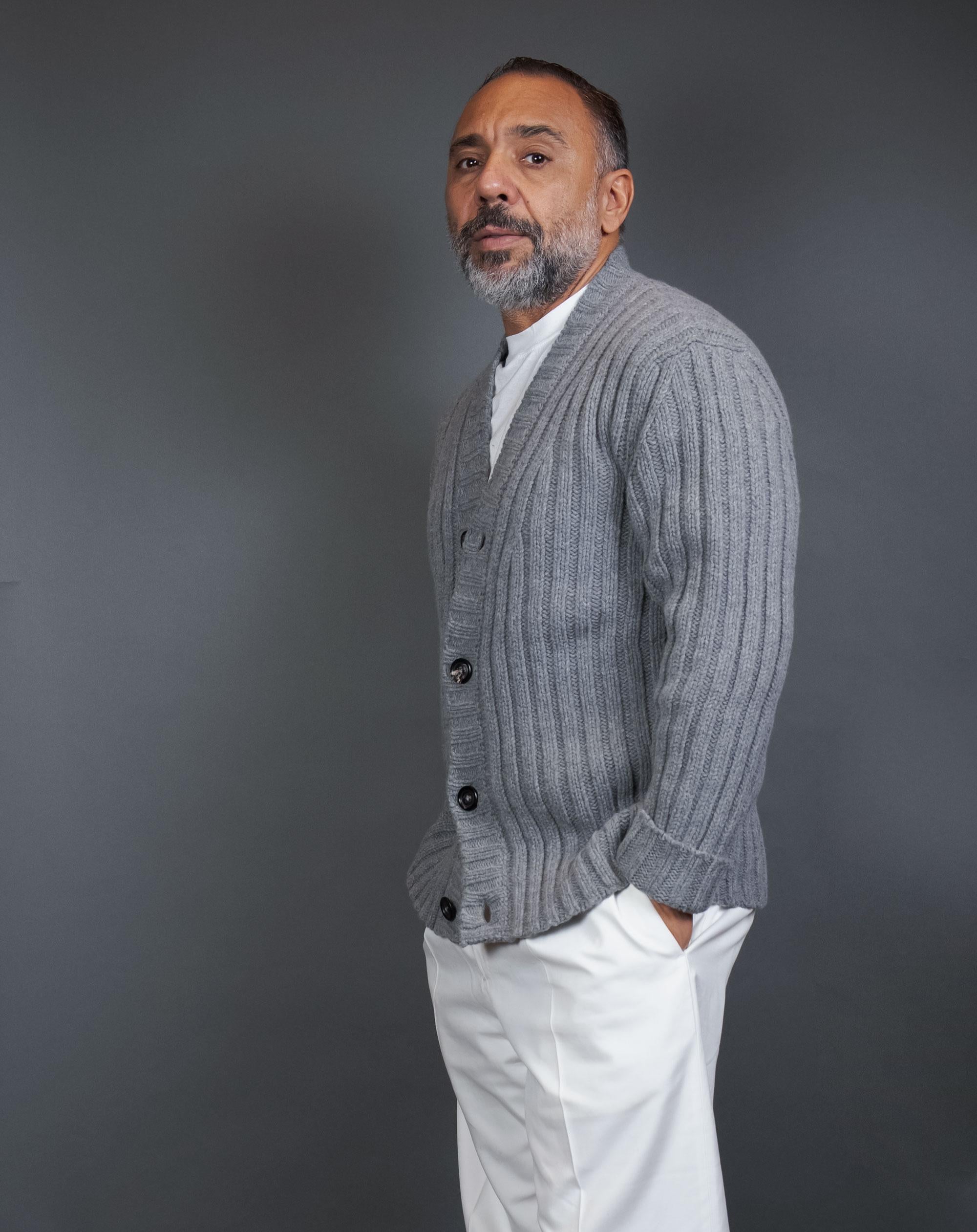 Cardigan CIRCOLO uomo 5165 Grigio 5165 1214 GRIGIO CIRCOLO 