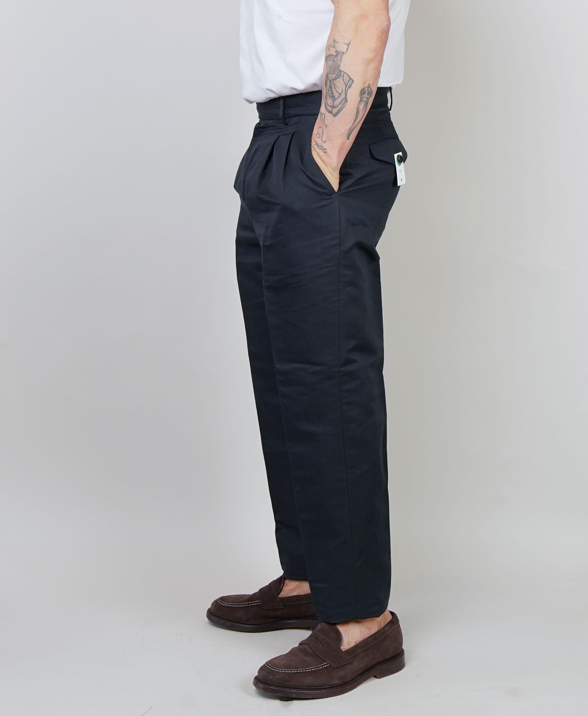 Pantalone PT Torino uomo Carrot nero CARROT FIT PU38 0990 PT TORINO 