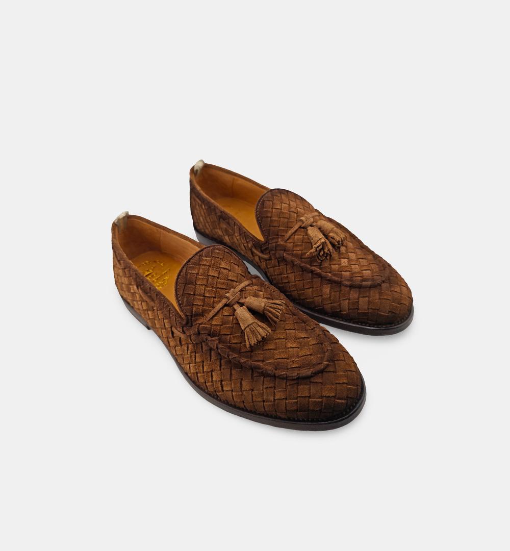 Mocassini OFFICINE CREATIVE uomo OPERA004 Tabacco OPERA/004 AERO INTRECCIO OFFICINE CREATIVE 