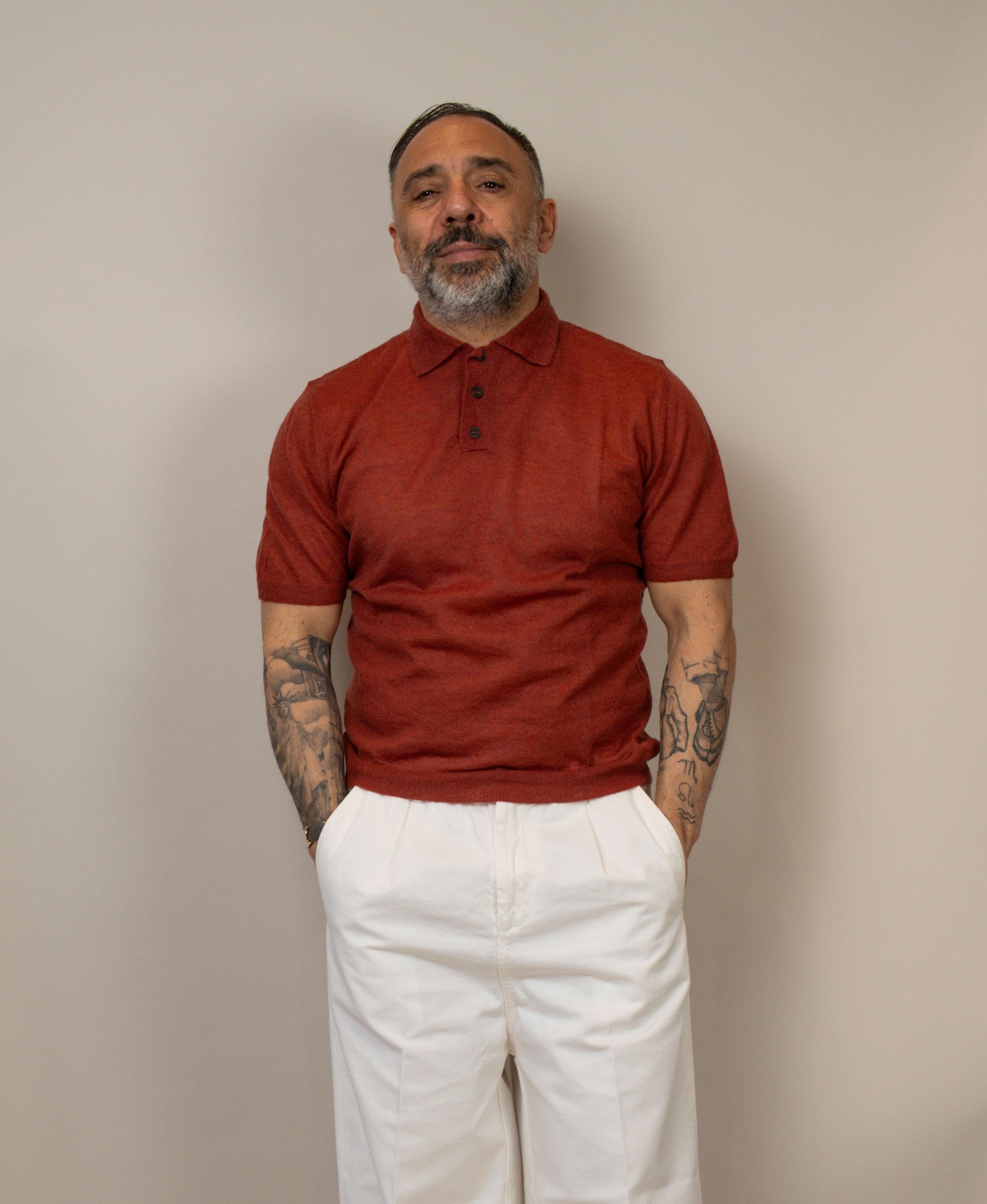 Polo Scaglione uomo 070 mattone POLO 070 780 SCAGLIONE 